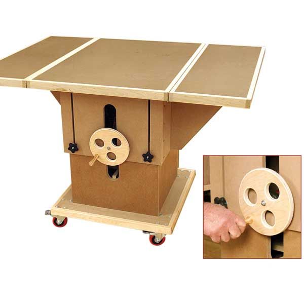 product: Woodcraft Magazine Shop Assembly Table - Downloadable Plan shown
