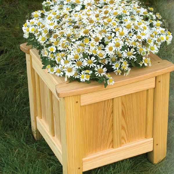 product: Woodcraft Magazine Garden Planter - Downloadable Plan shown