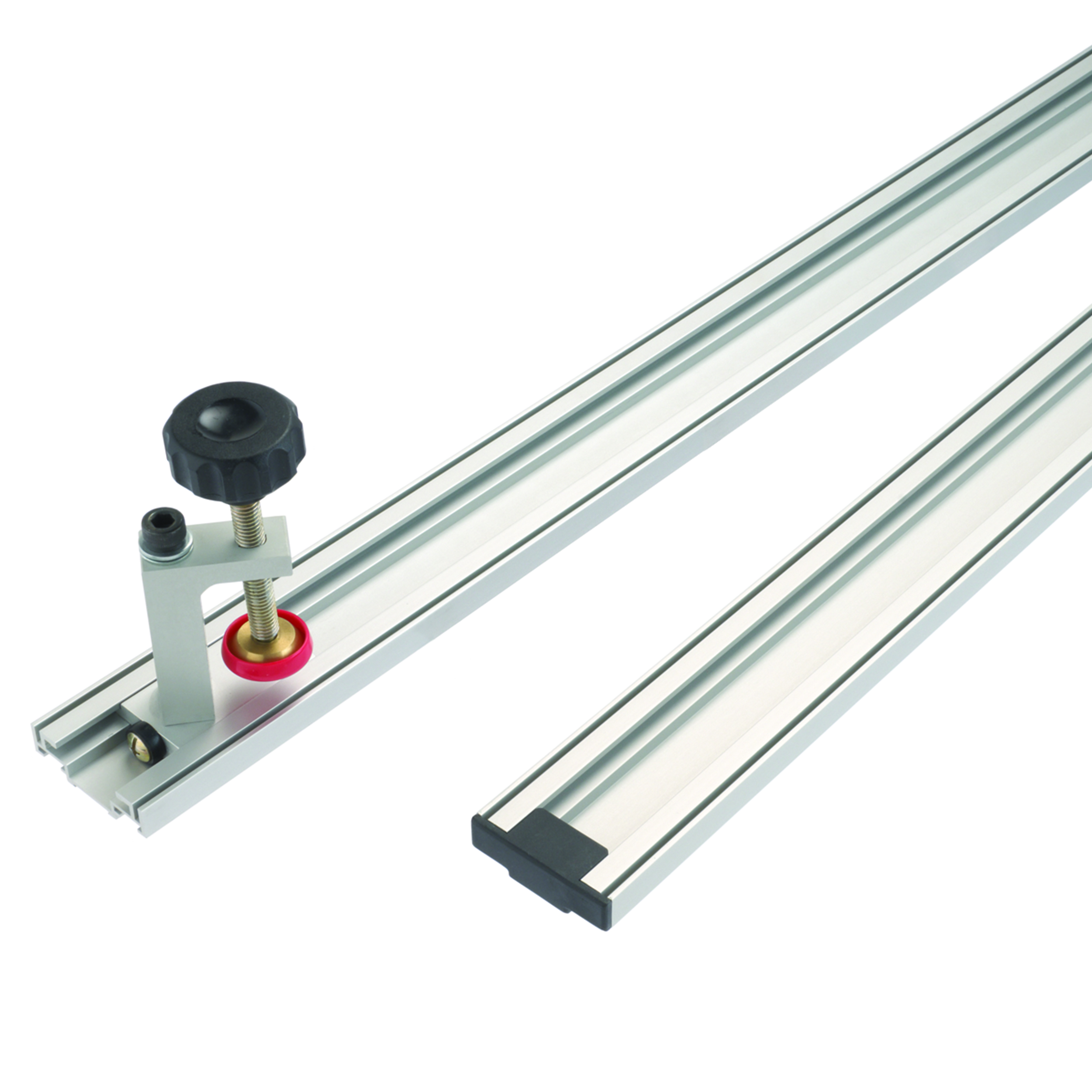 product: WoodRiver Guide Rail 4' x 8' Kit shown
