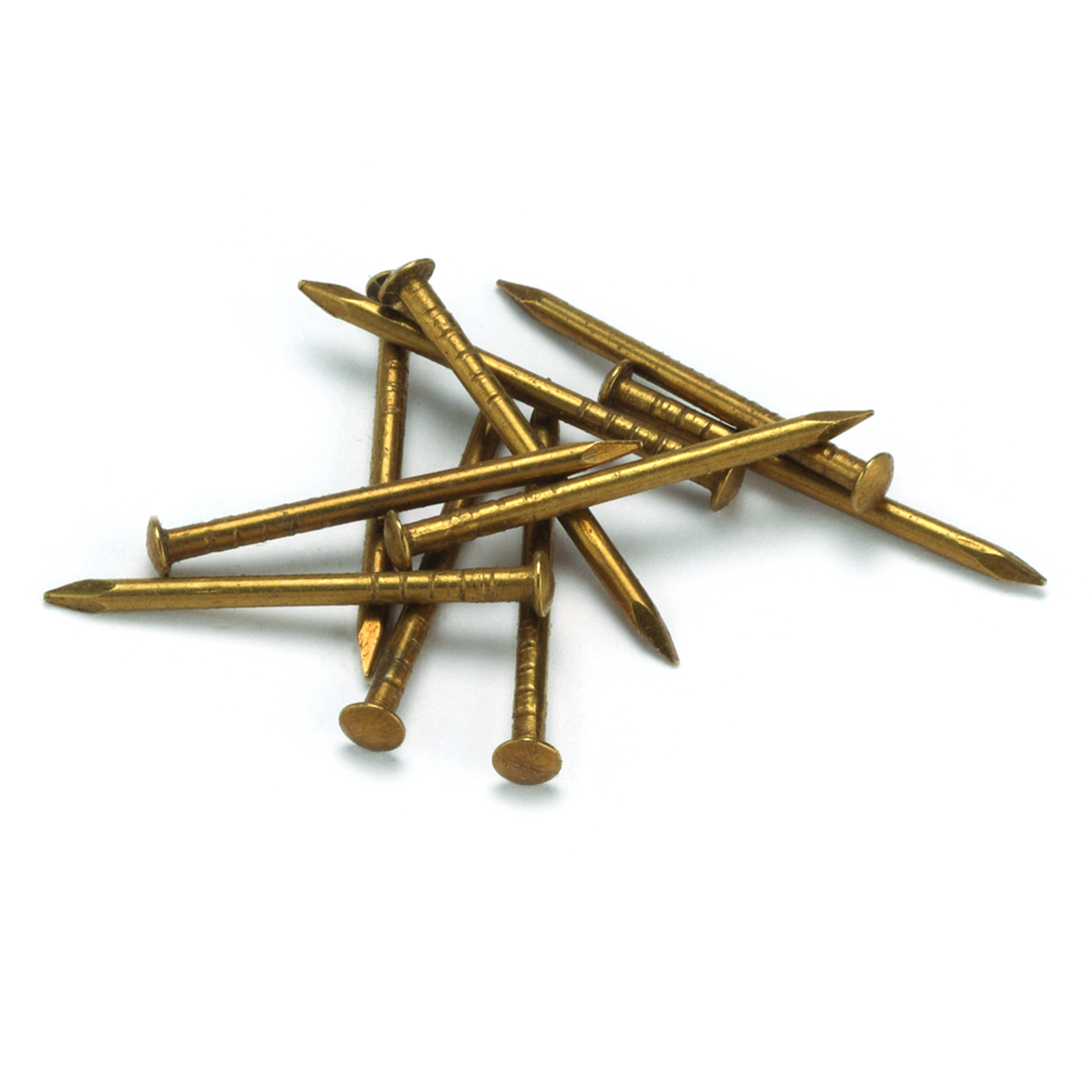 Solid Brass Escutcheon Pins 1" X 16 Gauge, 2 Oz.