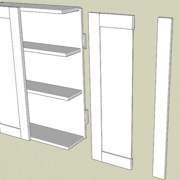 product: Woodcraft Magazine Getting Started in Sketchup - Downloadable Technique shown