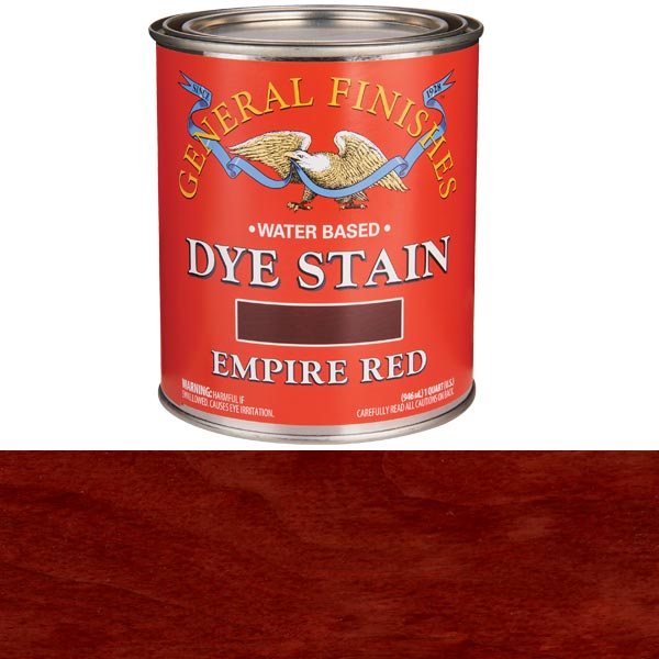 Water Based Dye Empire Red Quart