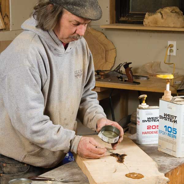 product: Woodcraft Magazine Epoxy in the Woodshop - Downloadable Technique shown