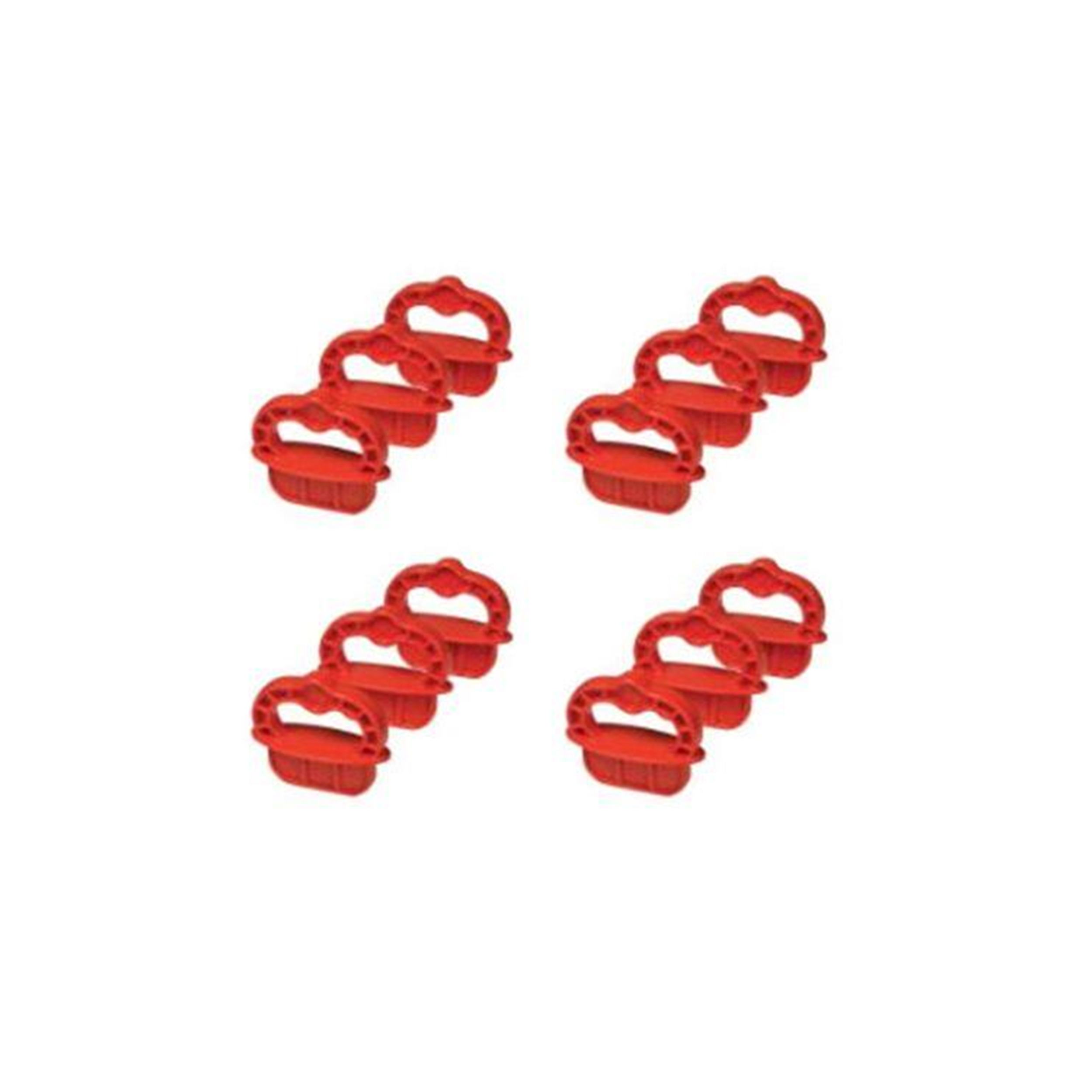Deck Jig Red Spacer Rings, 1/4, 12 Pc