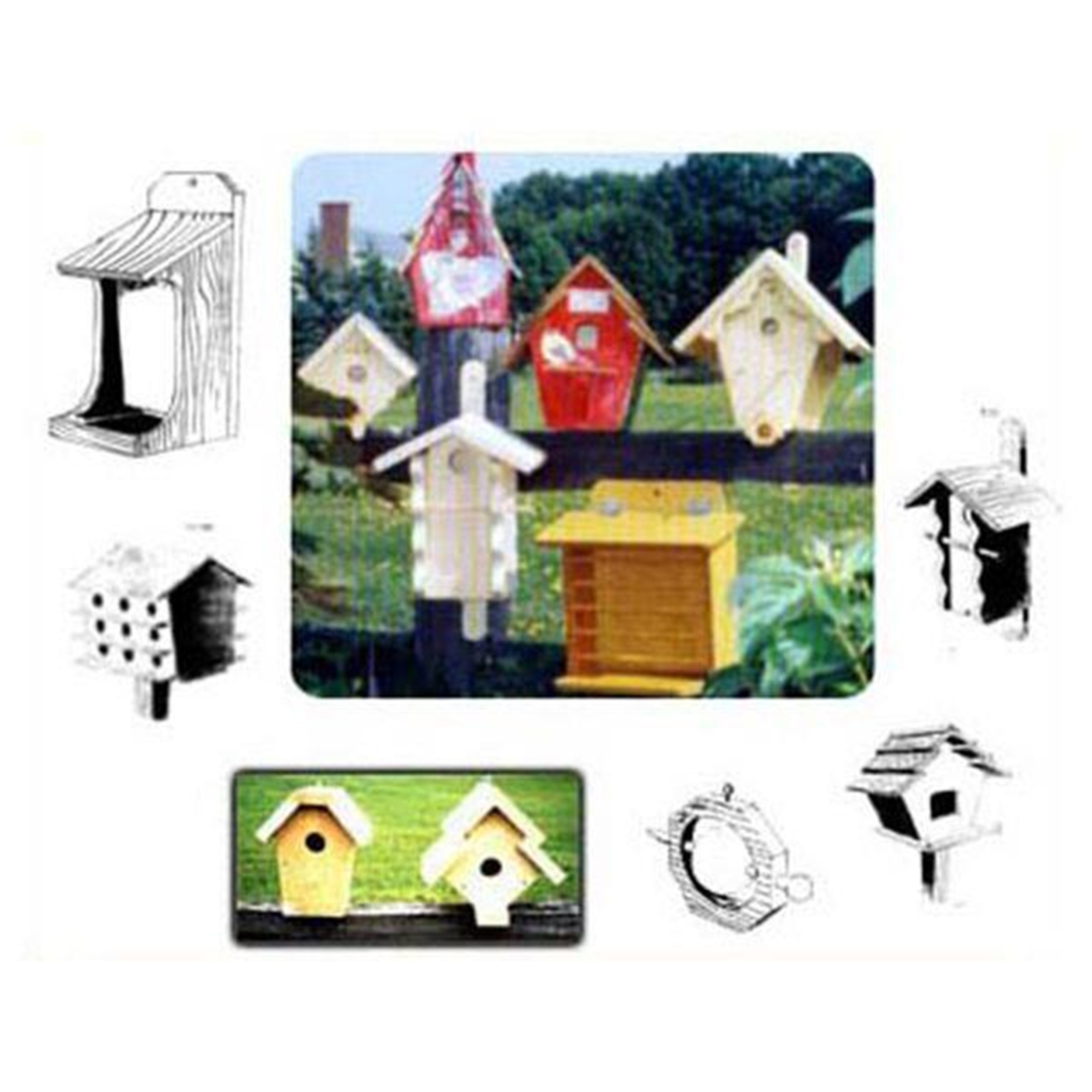 Woodworking Project Paper Plan To Build 27 Birdhouses And Feeders