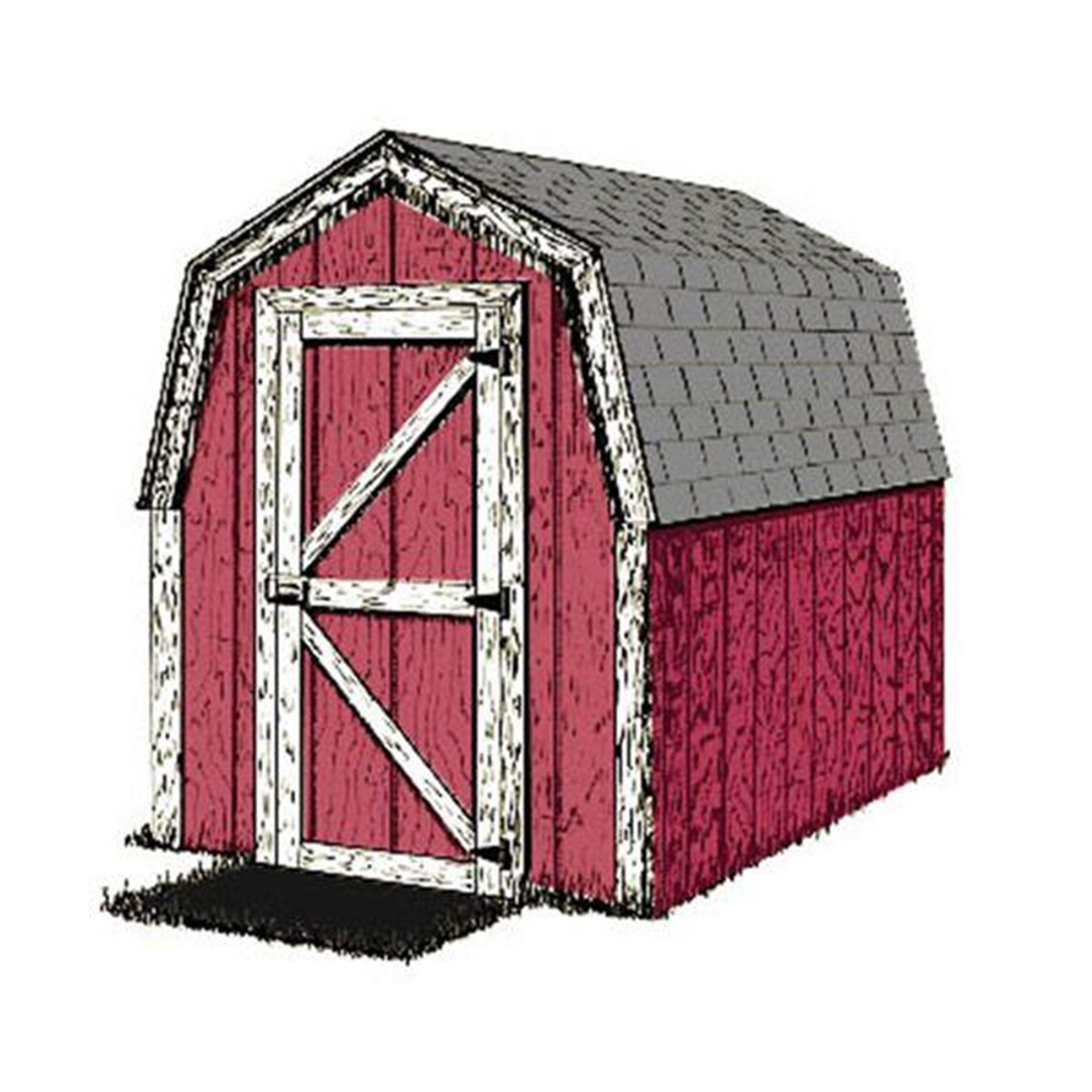 product: Woodcraft Woodworking Project Paper Plan to Build Small and Simple Shed shown