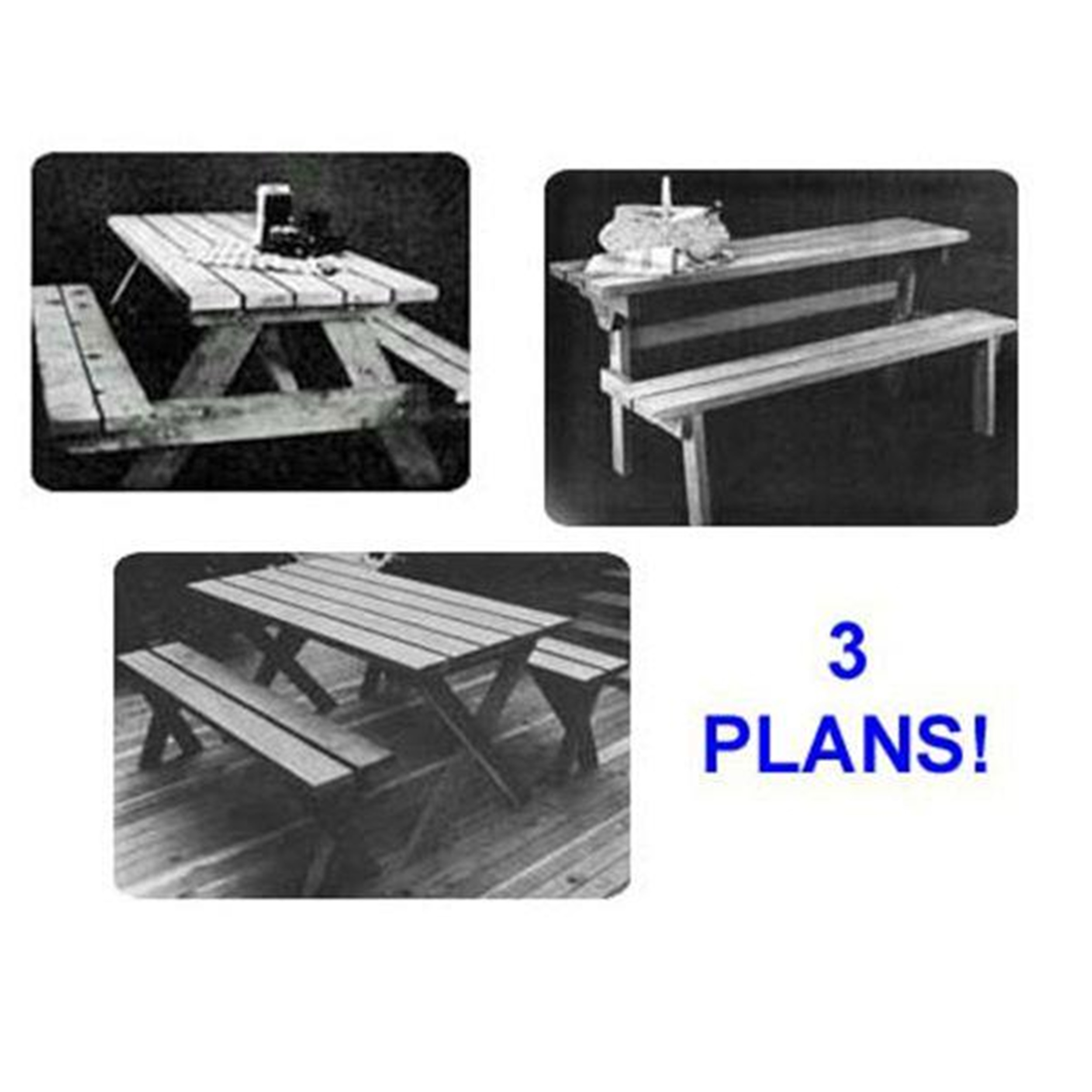 product: Woodcraft Woodworking Project Paper Plan to Build Picnic Table Value Pack shown