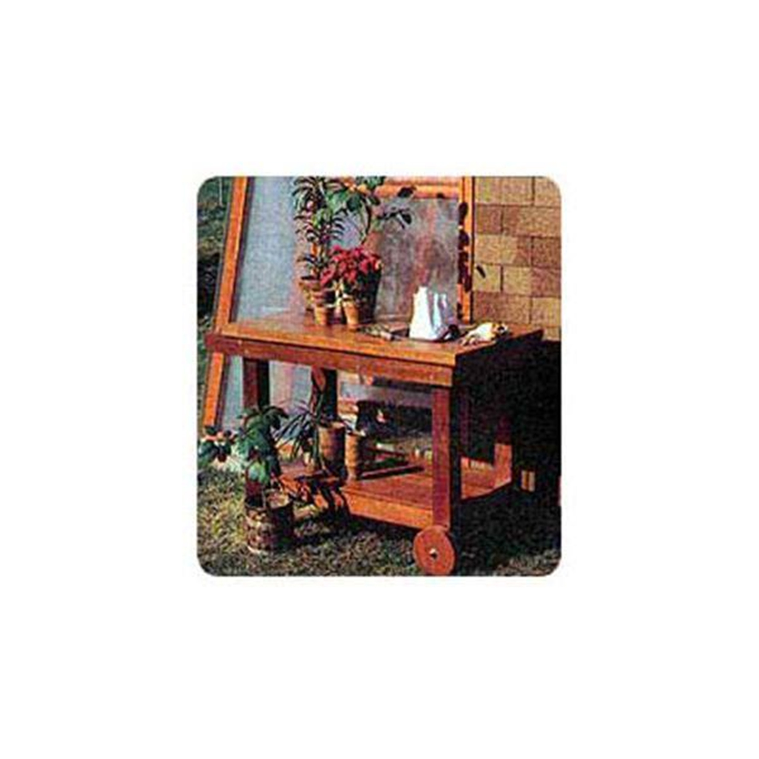 product: Woodcraft Woodworking Project Paper Plan to Build Mobile Potting Table shown
