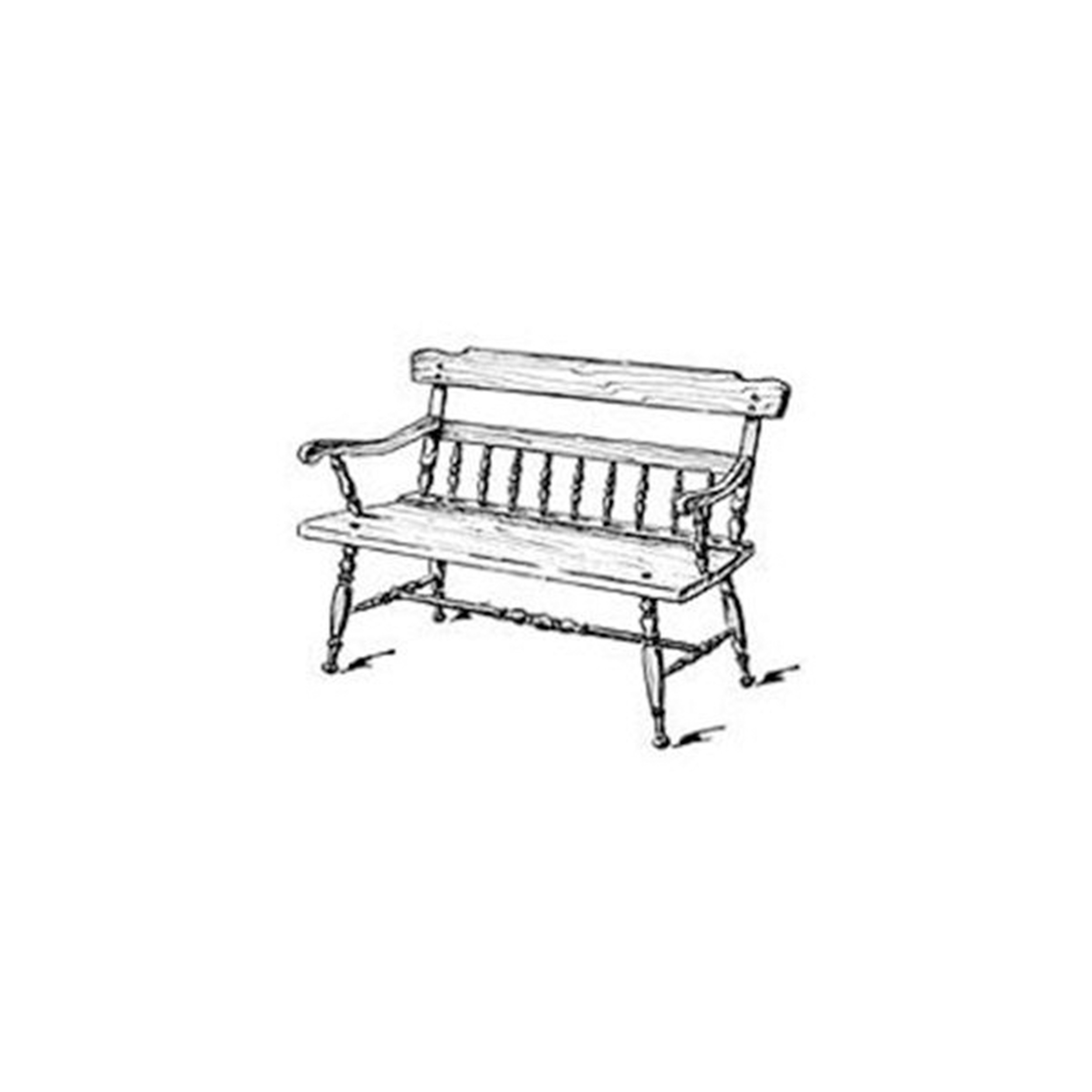 product: Woodcraft Woodworking Project Paper Plan to Build Squire Bench shown