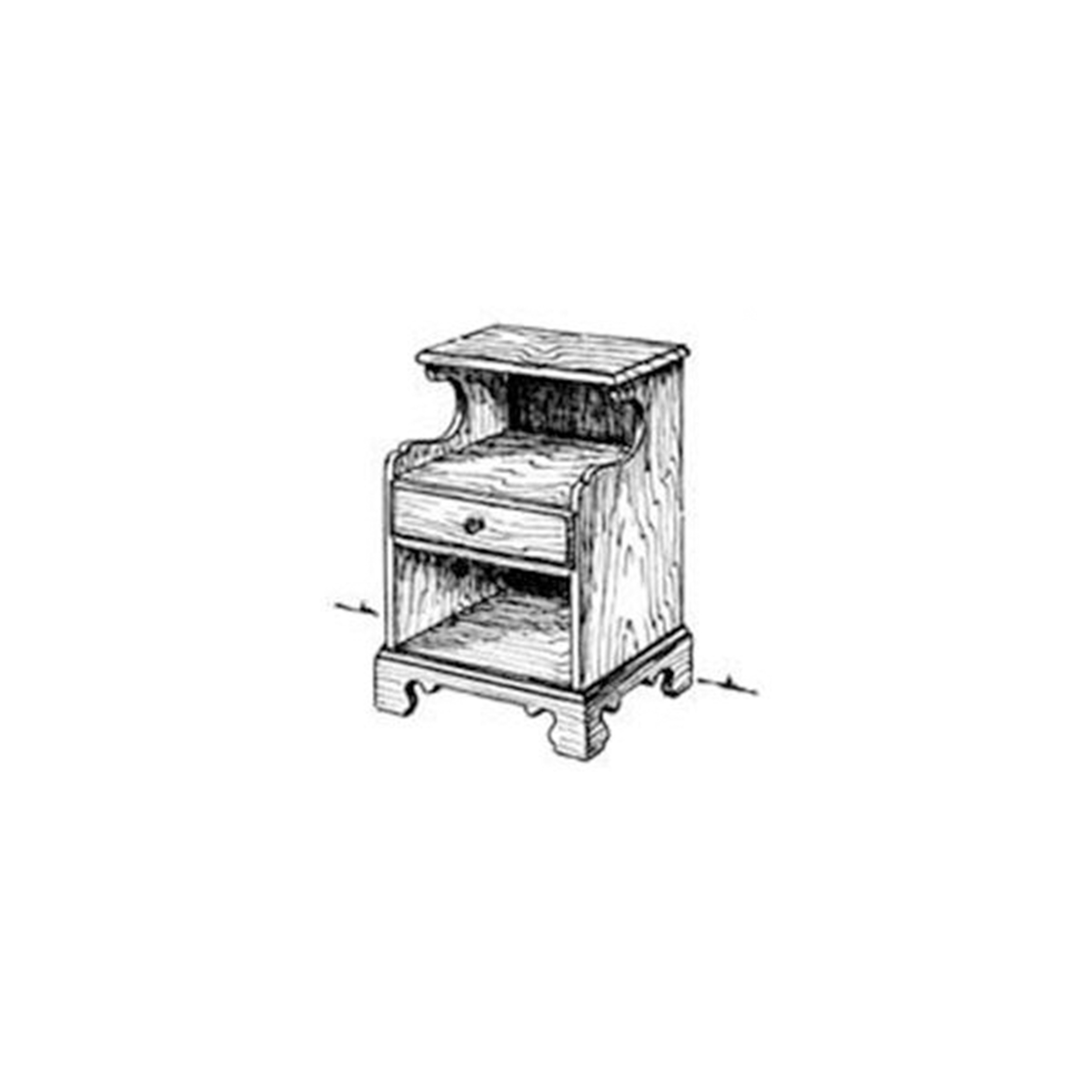 product: Woodcraft Woodworking Project Paper Plan to Build Phone Stand Table shown