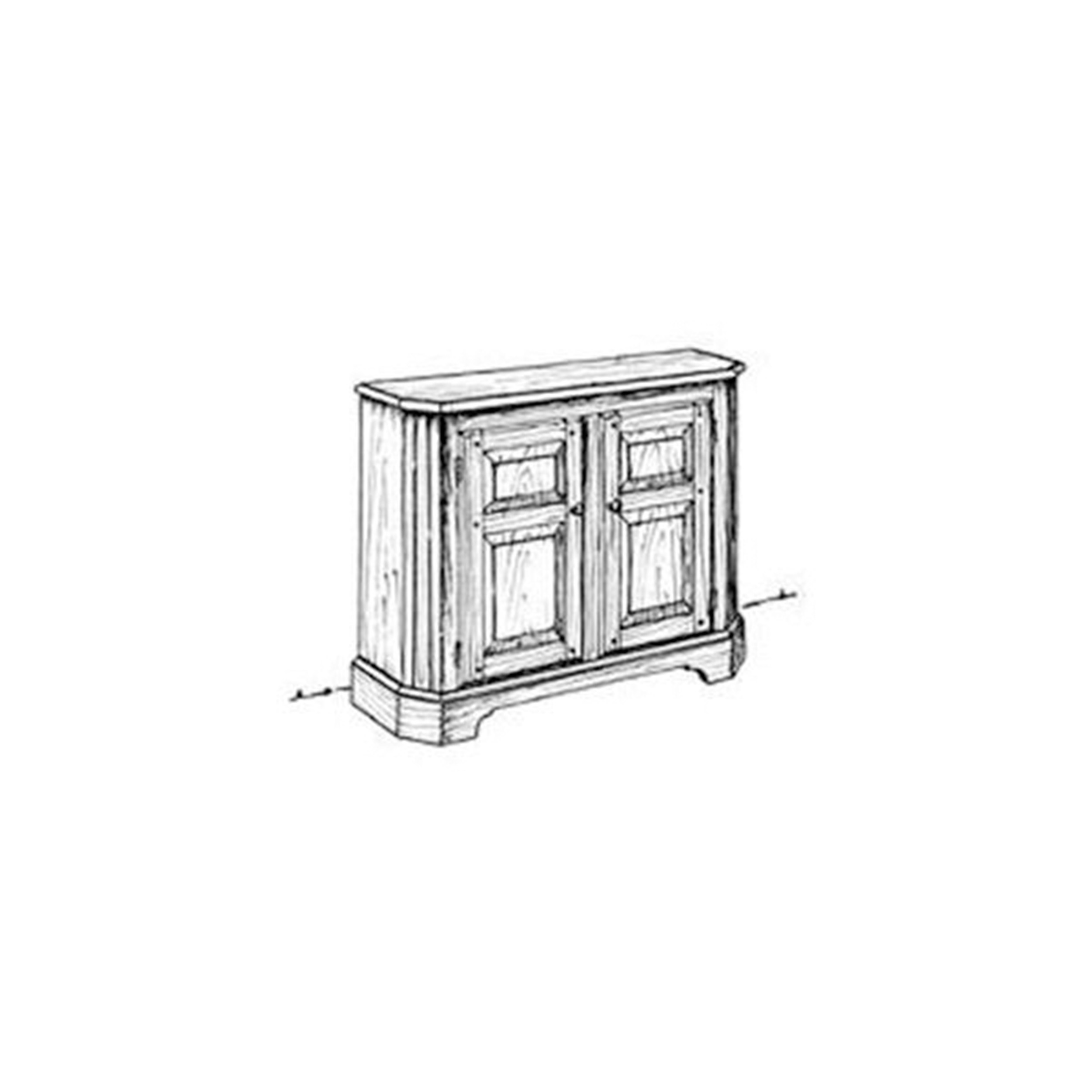 product: Woodcraft Woodworking Project Paper Plan to Build Hall Cabinet shown