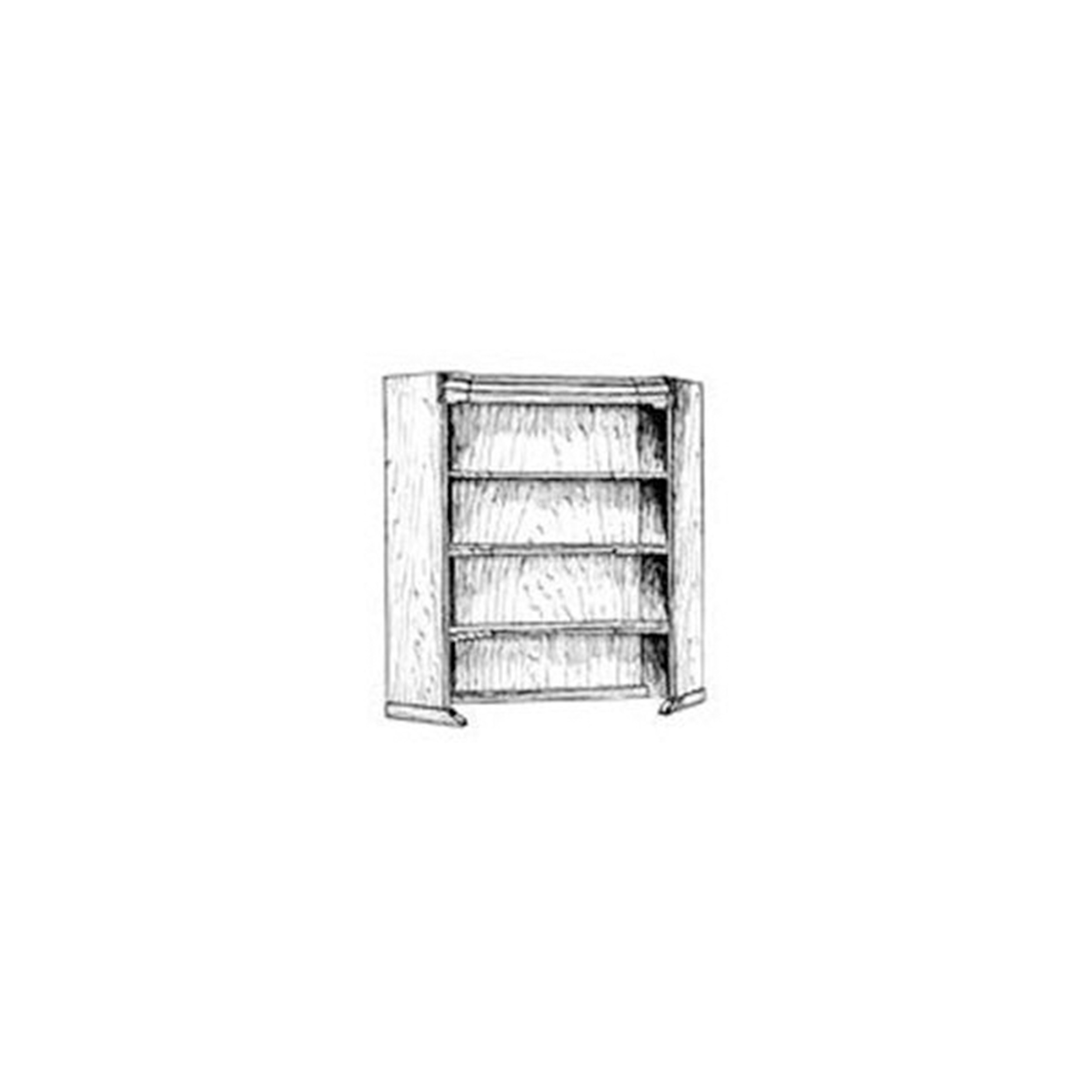 product: Woodcraft Woodworking Project Paper Plan to Build Corner Bookshelf shown