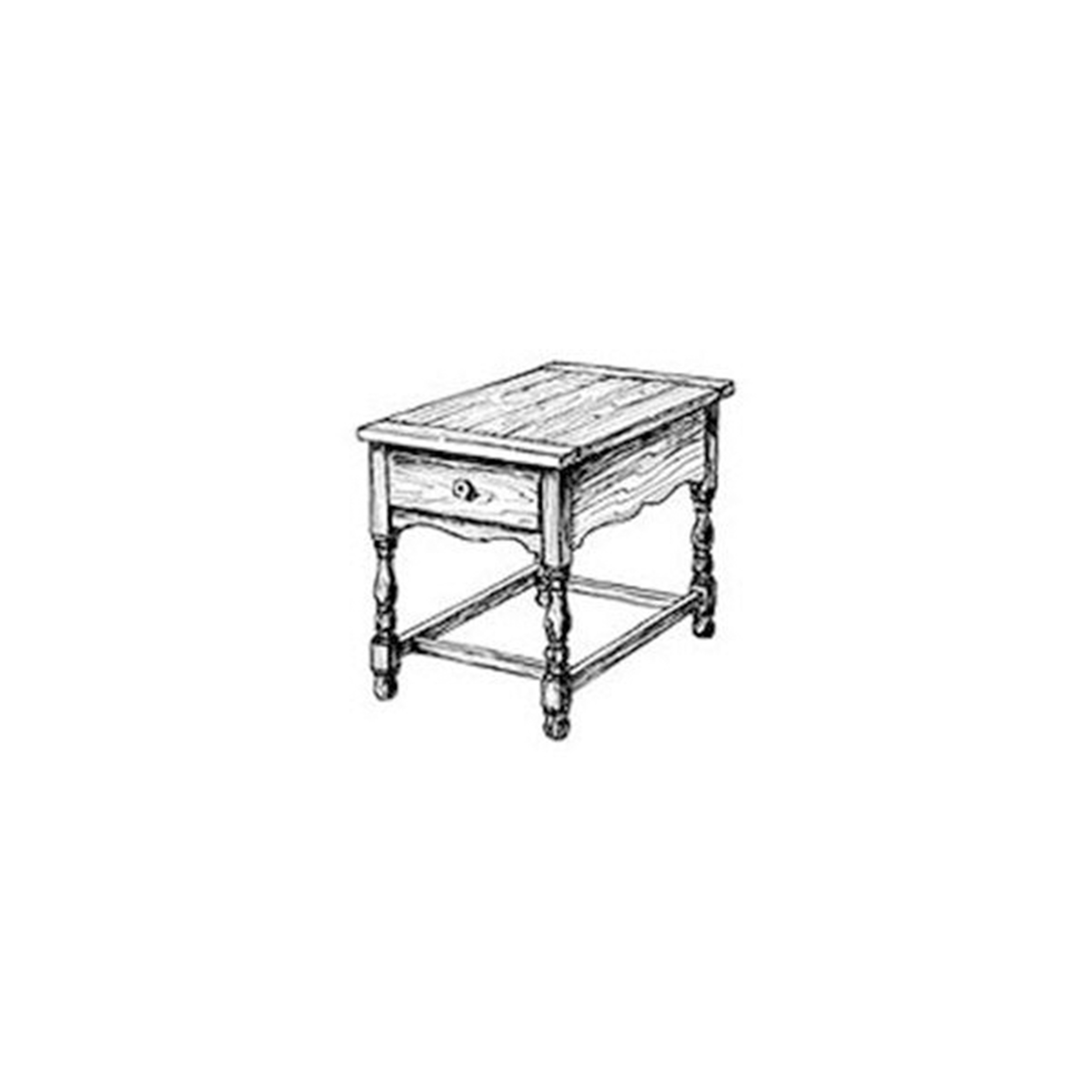 product: Woodcraft Woodworking Project Paper Plan to Build End Table shown