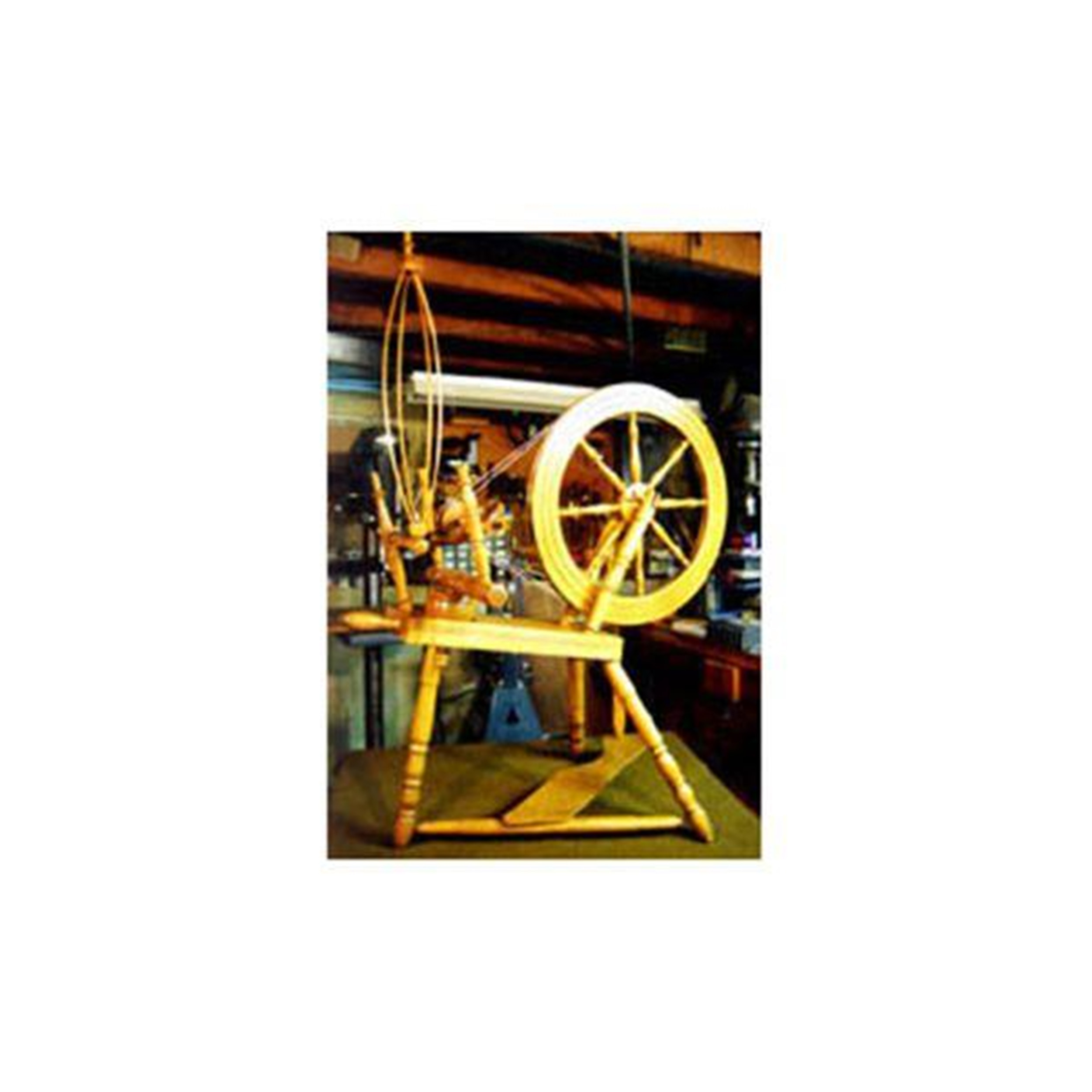 product: Woodcraft Woodworking Project Paper Plan to Build Small Spinning Wheel shown