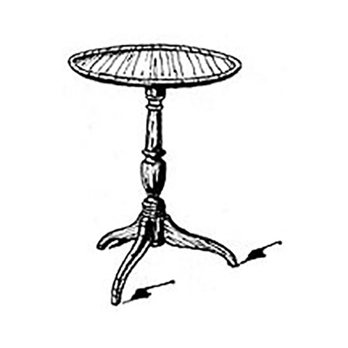 product: Woodcraft Woodworking Project Paper Plan to Build Shaker Round Table shown
