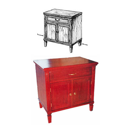 product: Woodcraft Woodworking Project Paper Plan to Build Modern End Table shown