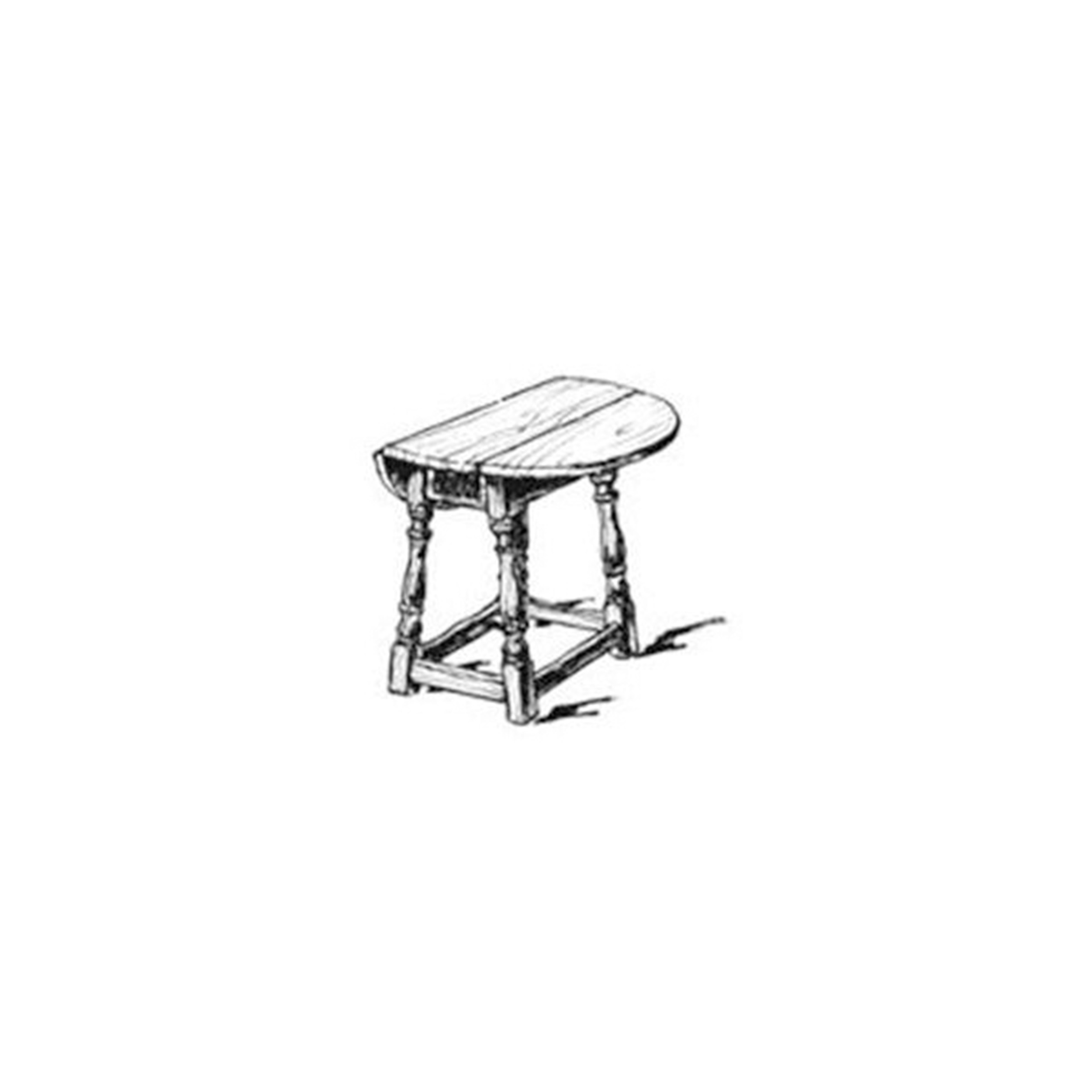 product: Woodcraft Woodworking Project Paper Plan to Build Small Drop Leaf Table shown