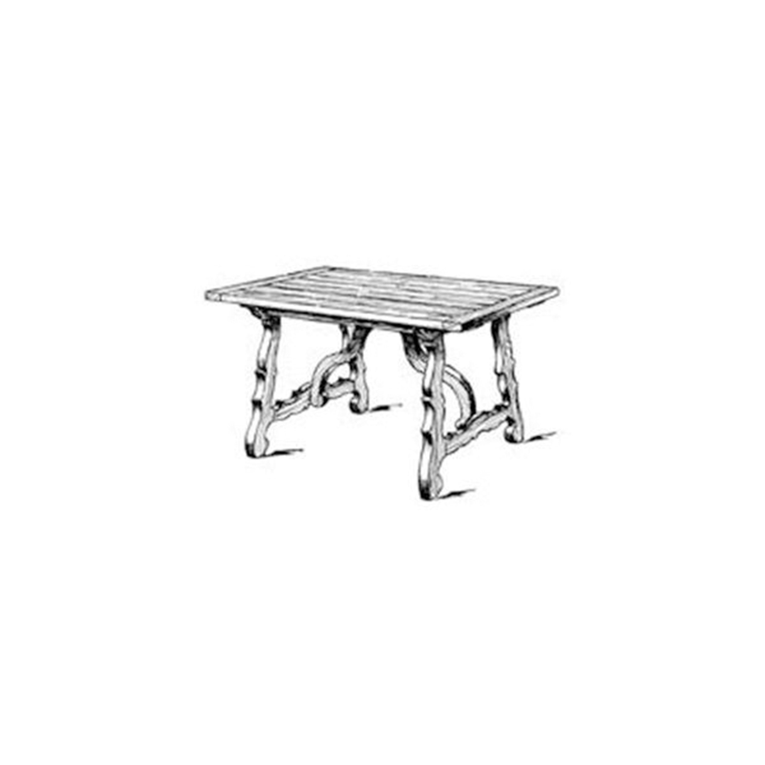 product: Woodcraft Woodworking Project Paper Plan to Build Spanish Dining Table shown