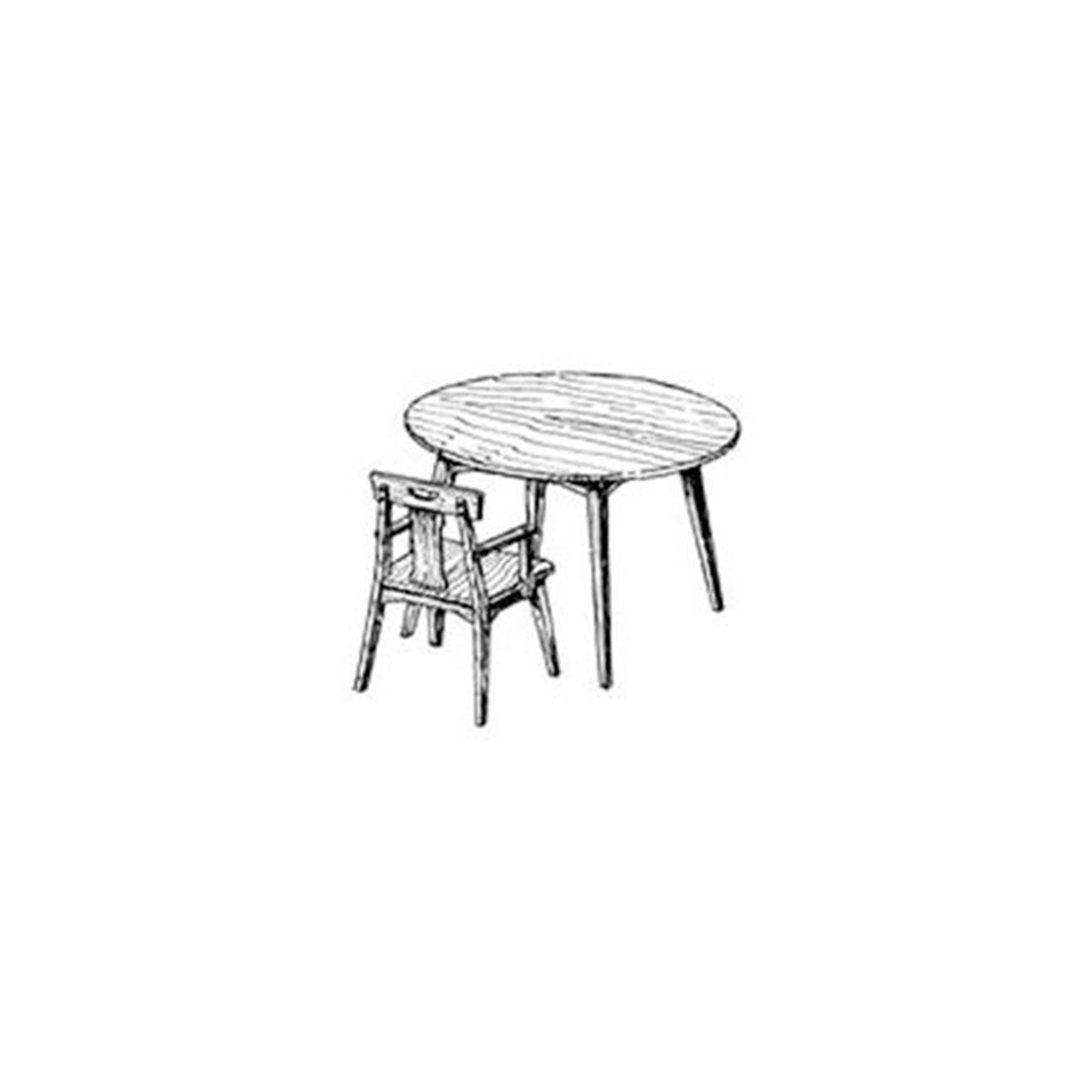 product: Woodcraft Woodworking Project Paper Plan to Build Child's Table and Chair shown