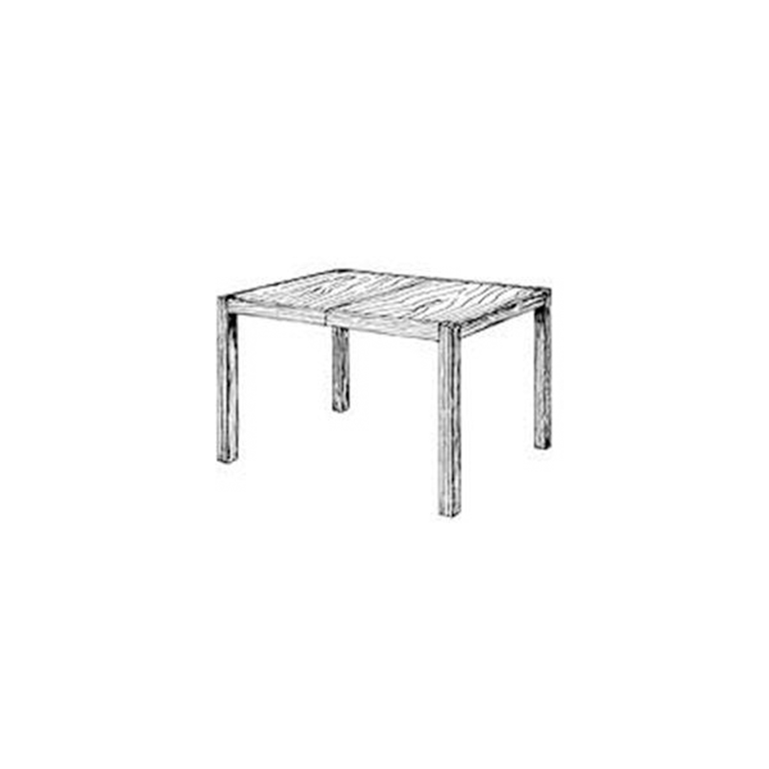 product: Woodcraft Woodworking Project Paper Plan to Build Simple Extension Table shown