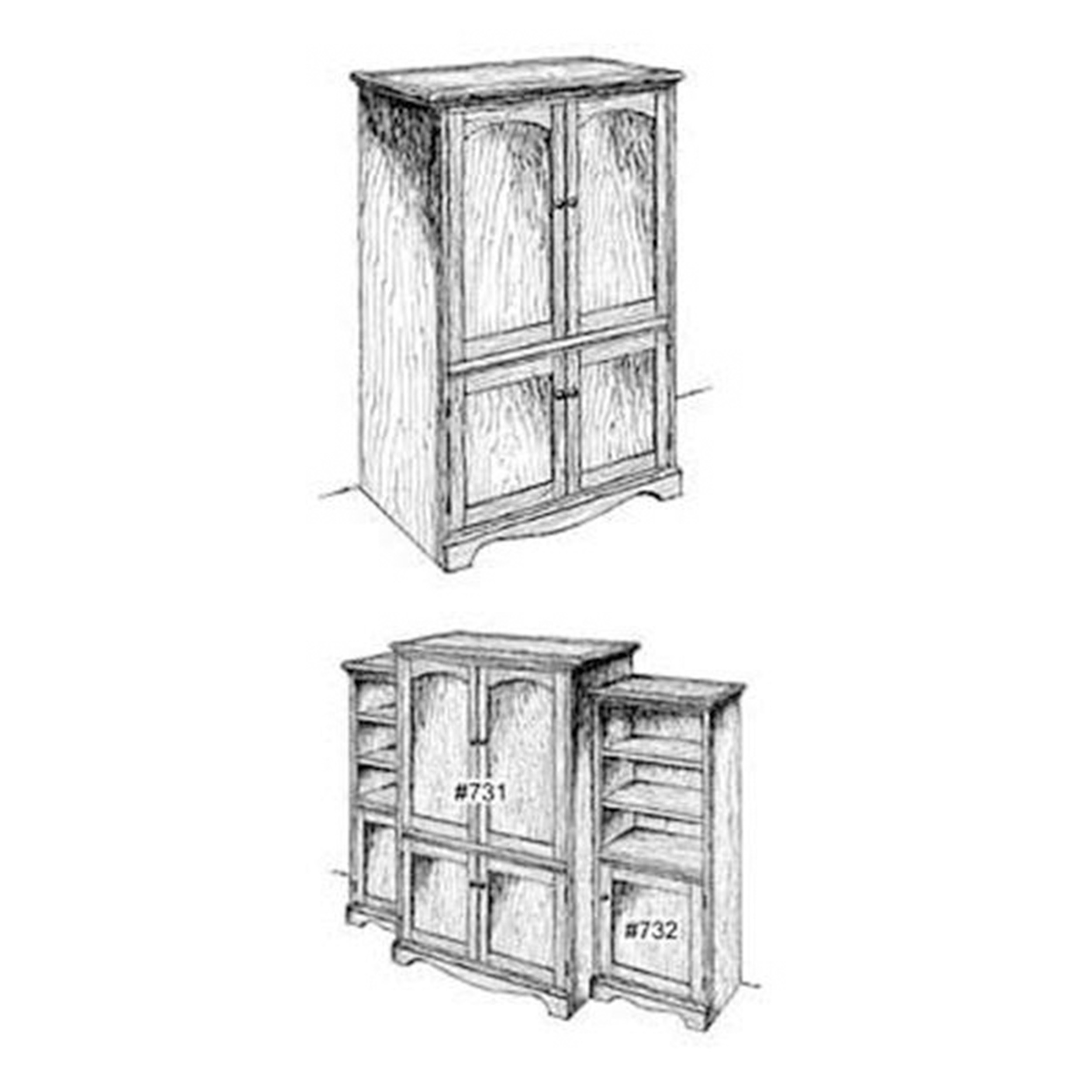 product: Woodcraft Woodworking Project Paper Plan to Build Entertainment Center shown