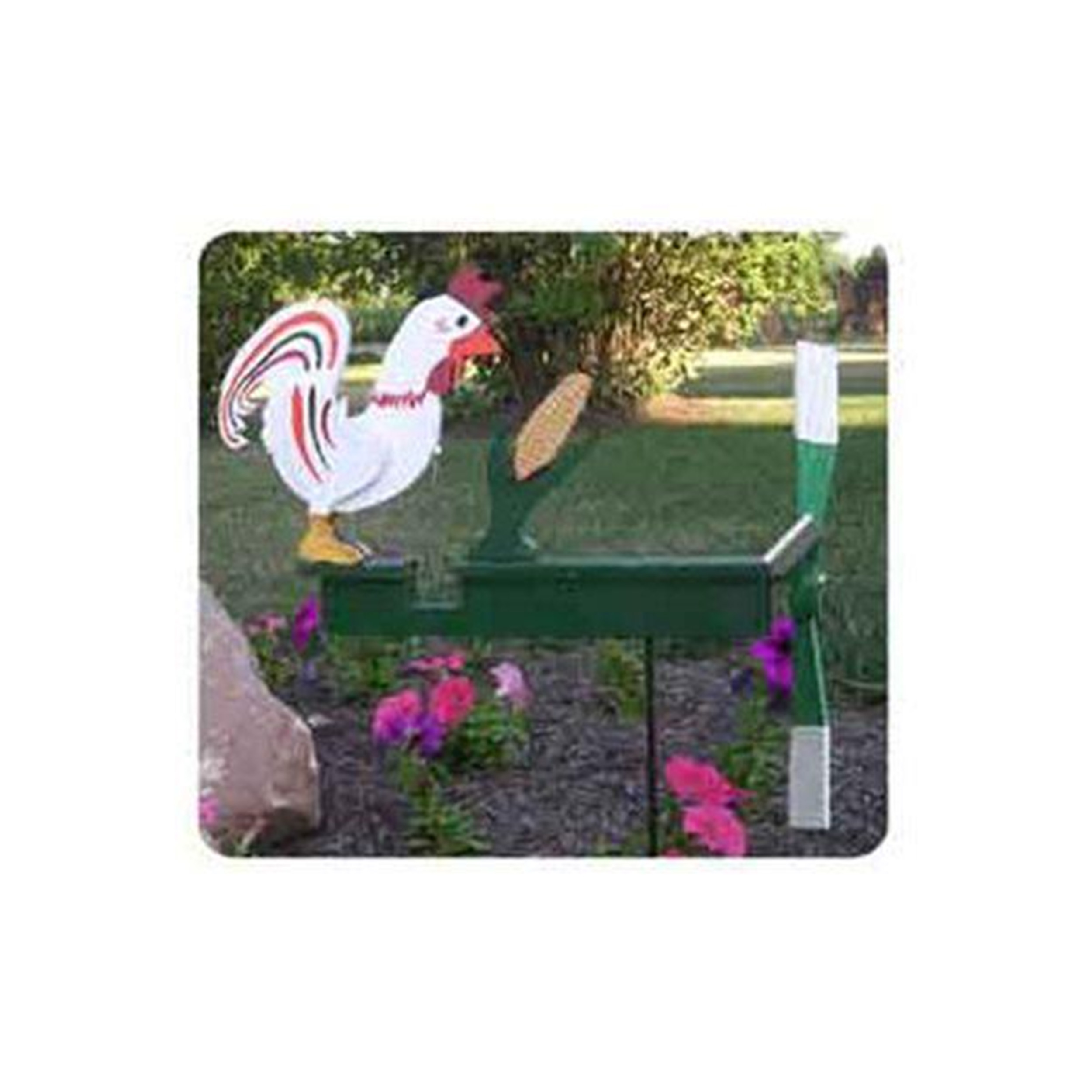 Woodworking Project Paper Plan To Build Chicken Pecking Corn Whirligig