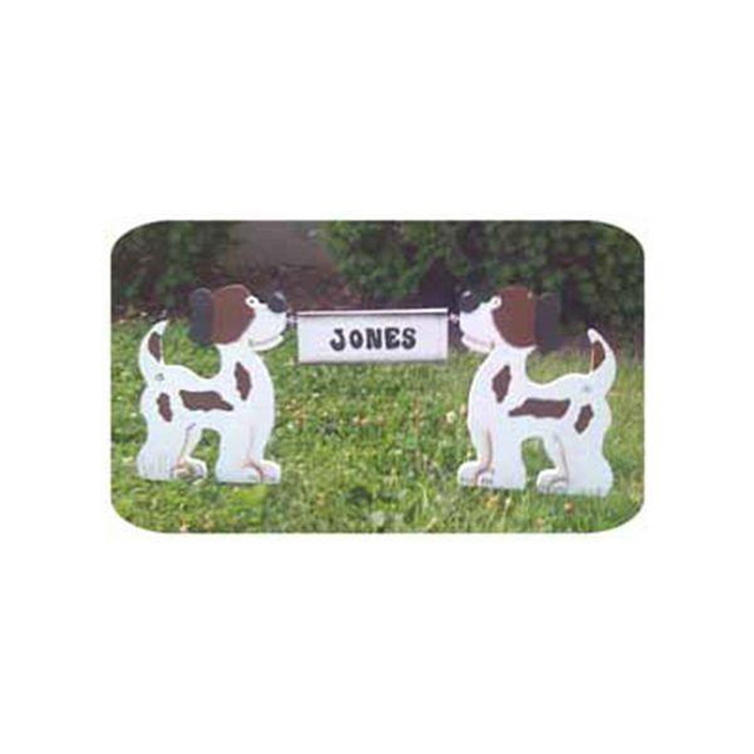 product: Woodcraft Woodworking Project Paper Plan to Build Rover Welcome Sign shown