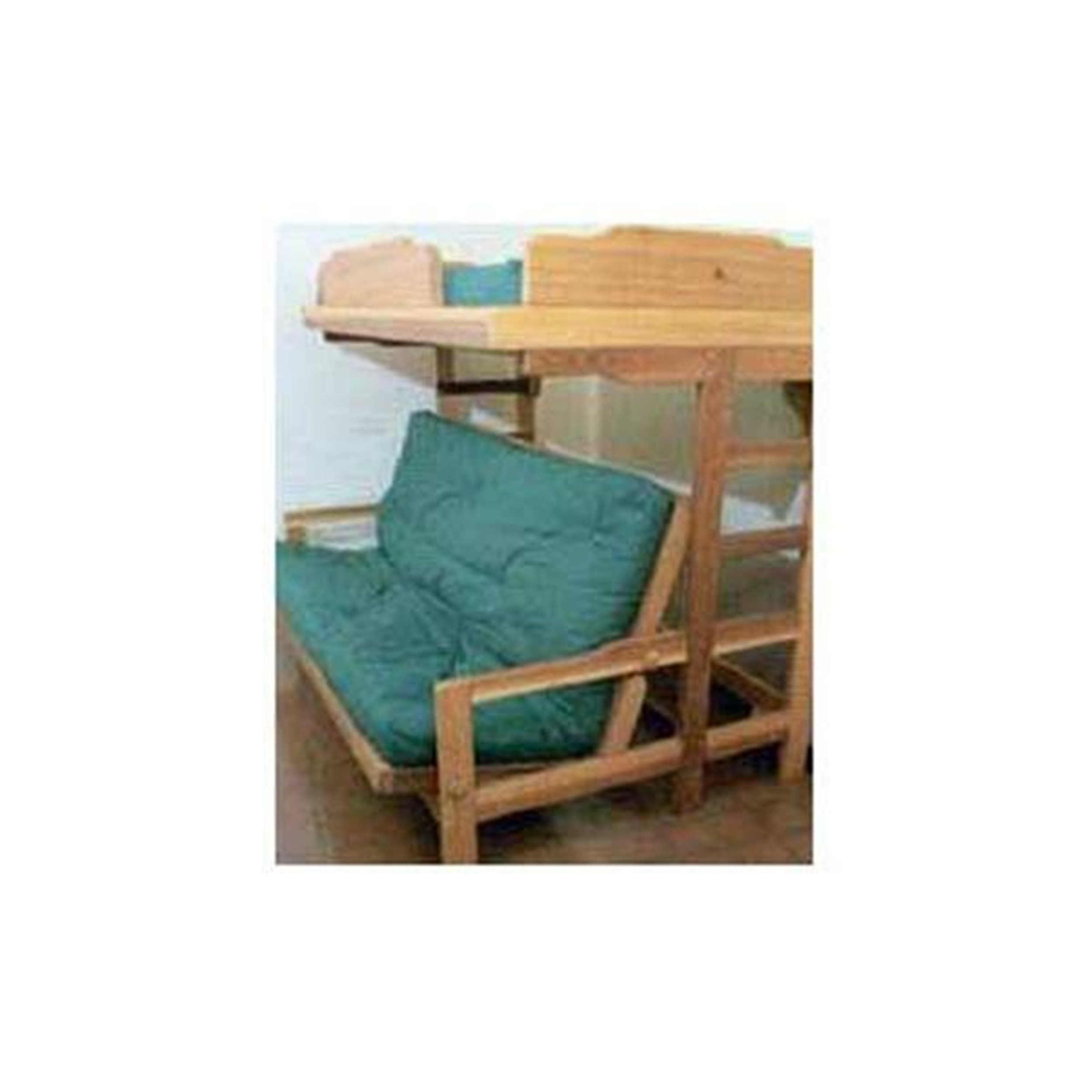 product: Woodcraft Woodworking Project Paper Plan to Build Futon Bunk Bed shown