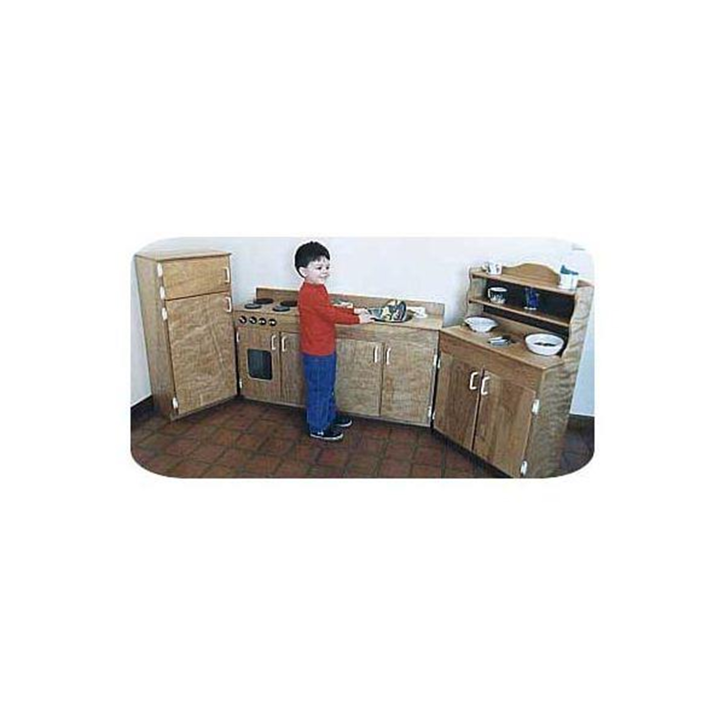 product: Woodcraft Kitchen Playset Woodworking Plan shown