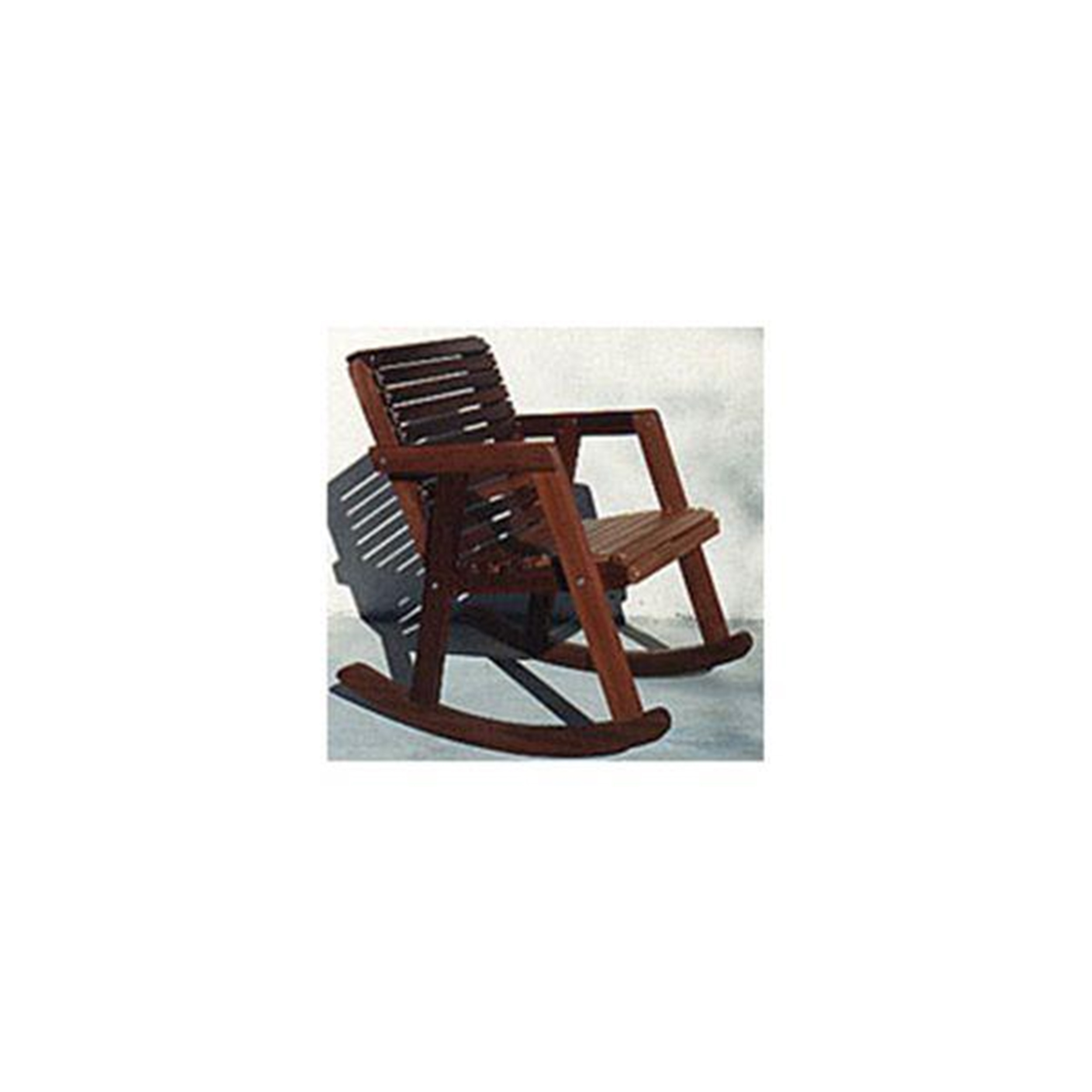 product: Woodcraft Woodworking Project Paper Plan to Build Modern Porch Rocker shown