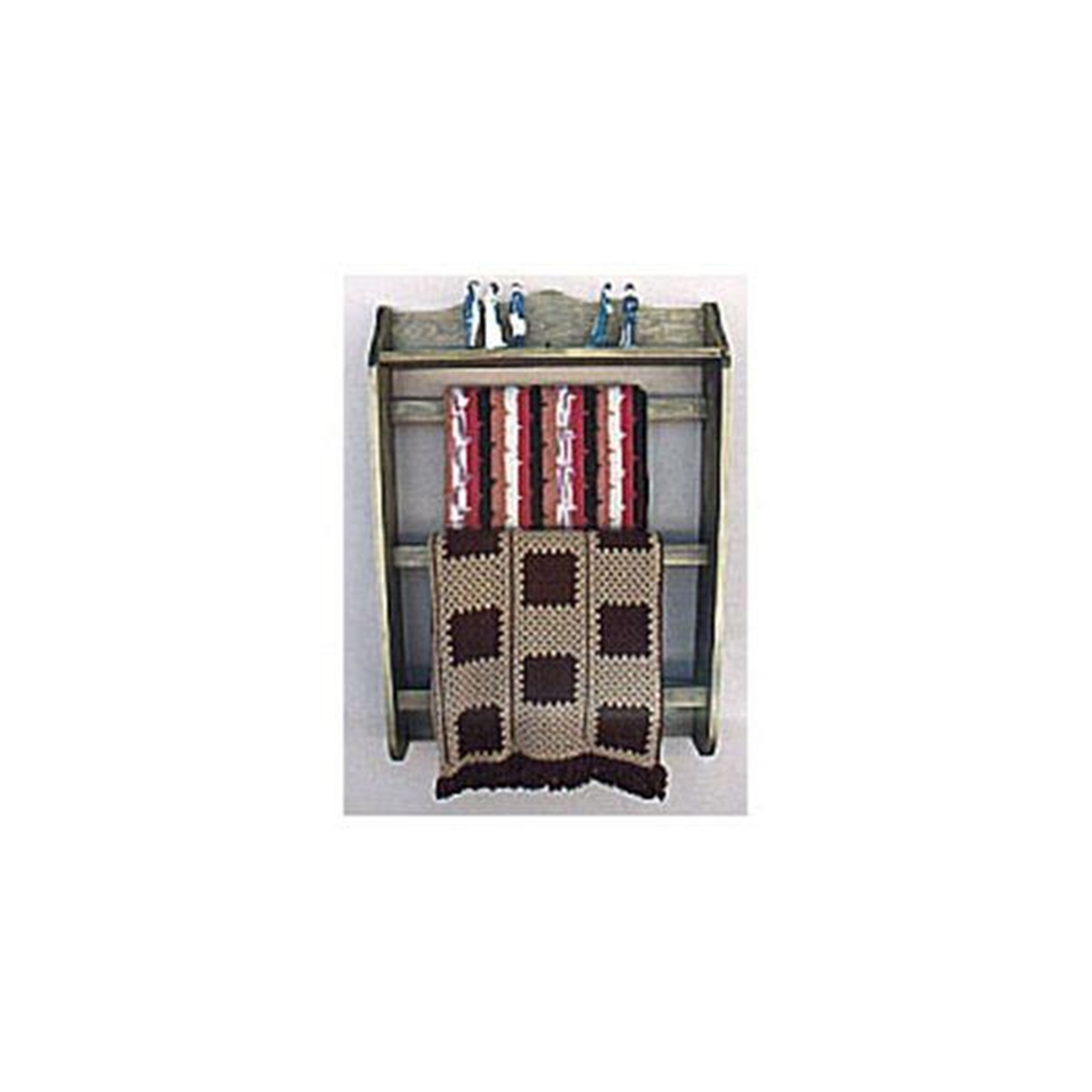 product: Woodcraft Woodworking Project Paper Plan to Build Wall Quilt Rack shown