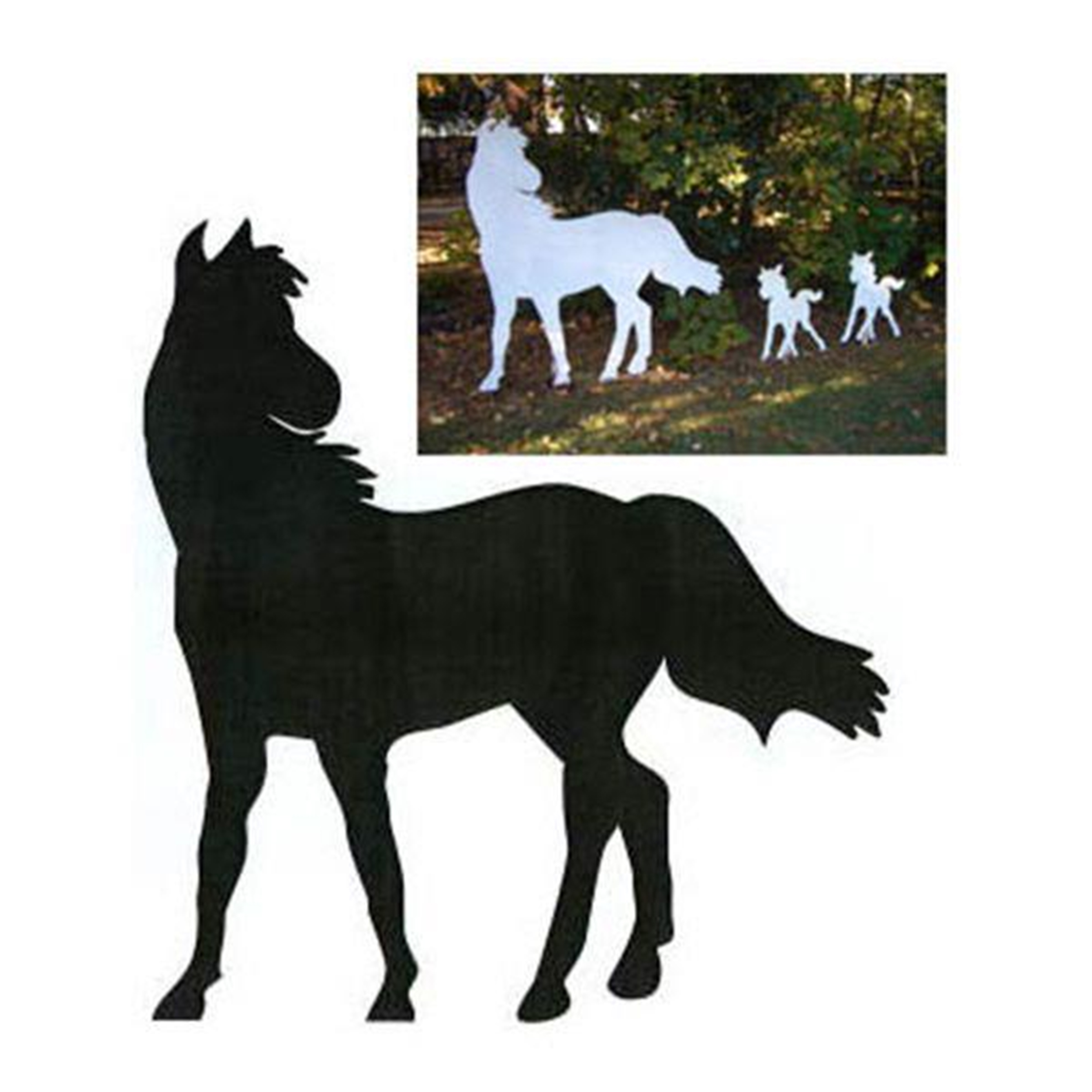 Woodworking Project Paper Plan To Build Large Horse Shadow