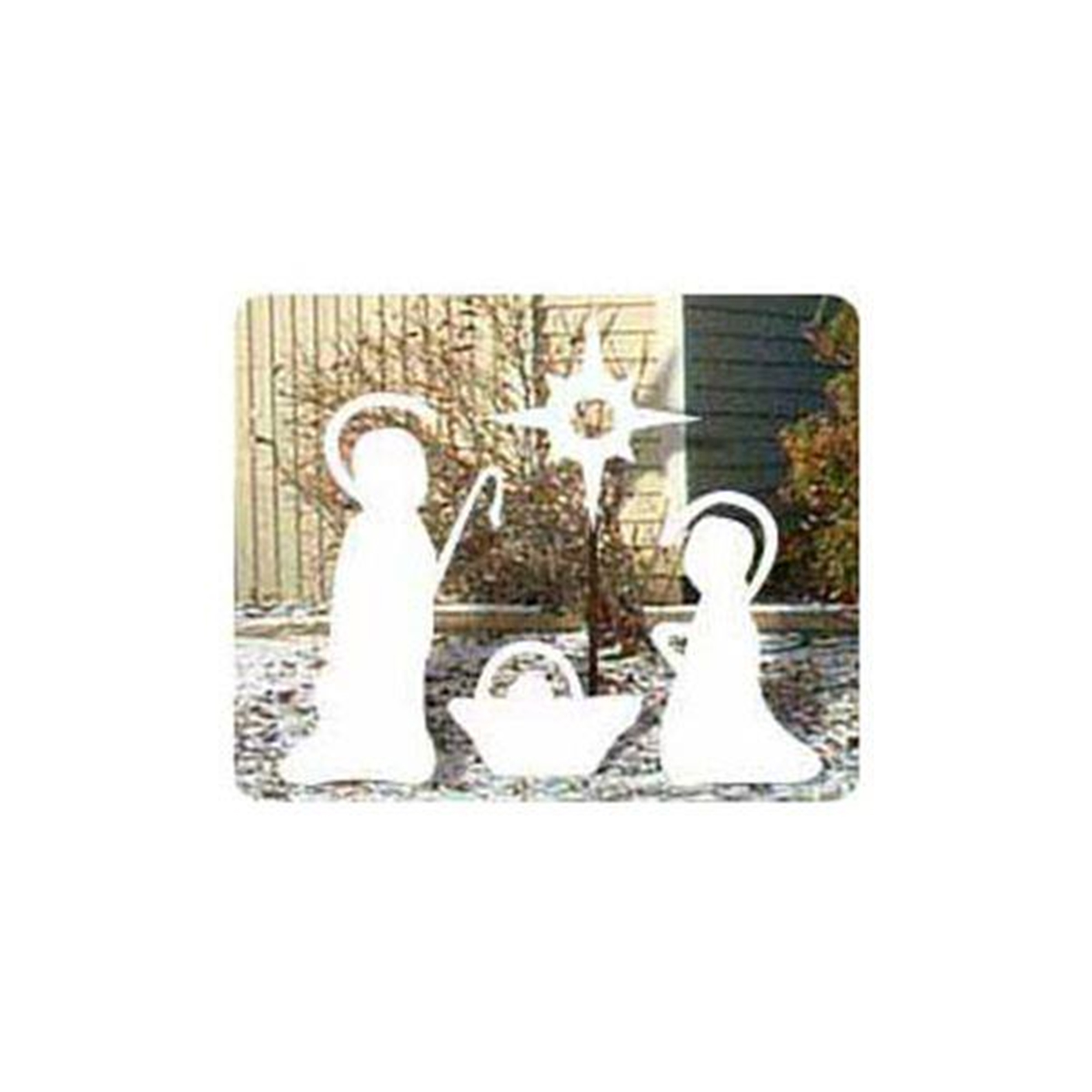 product: Woodcraft Woodworking Project Paper Plan to Build Simple Nativity Scene shown