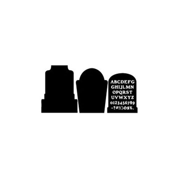 product: Woodcraft Woodworking Project Paper Plan to Build Tombstones and Letter Shadow shown