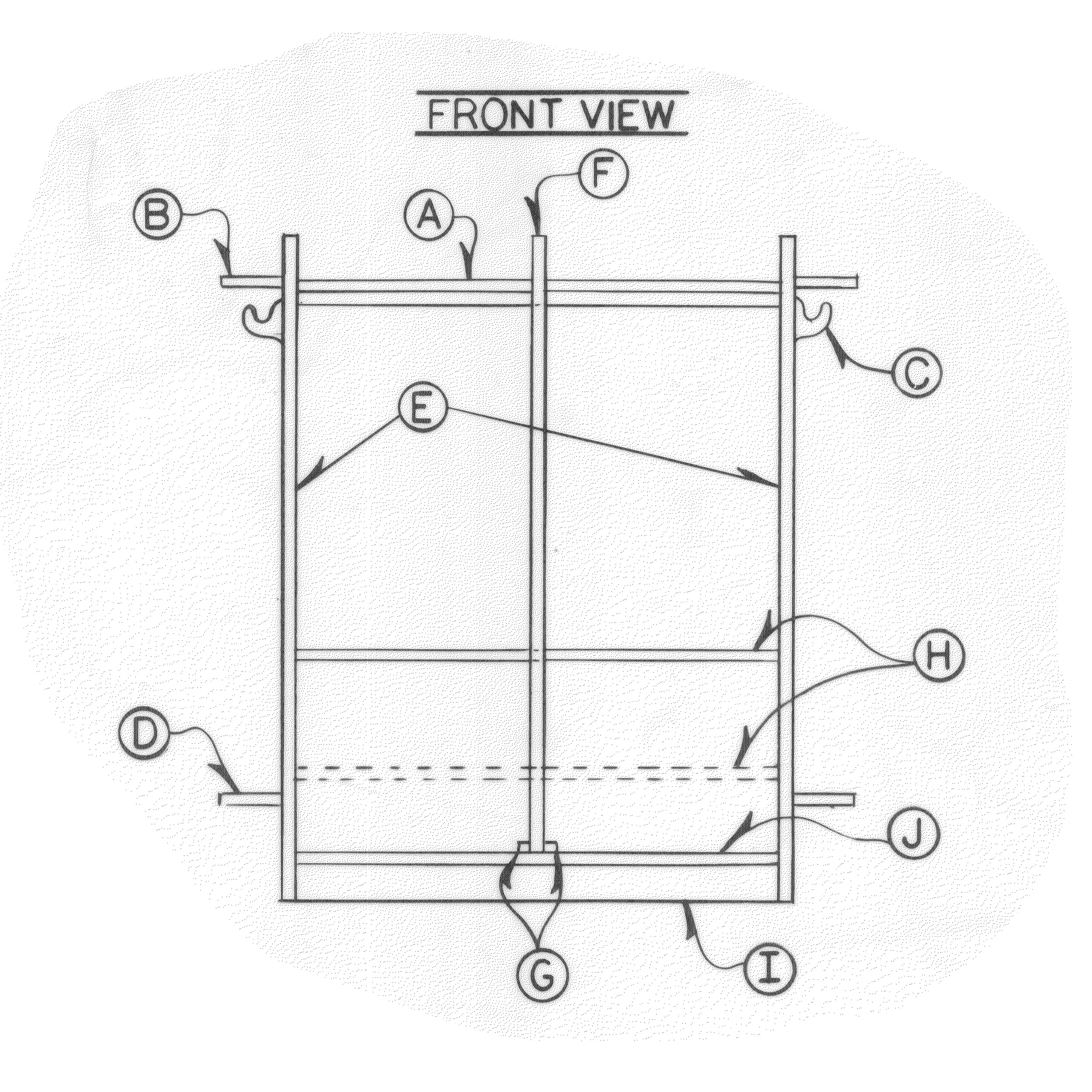 product: Woodcraft Woodworking Project Paper Plan to Build Golf Equipment Stand shown