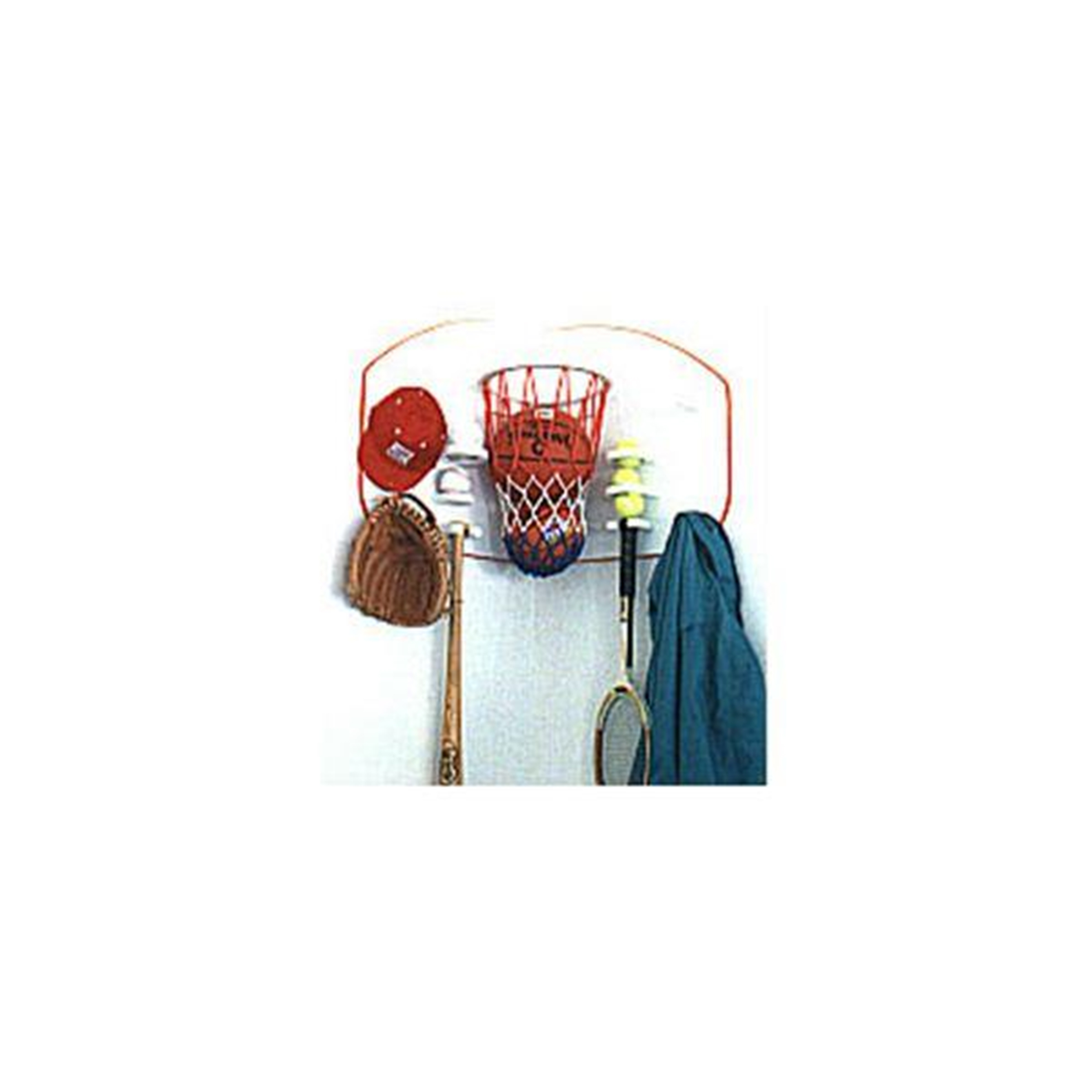 product: Woodcraft Woodworking Project Paper Plan to Build Sports Organizer shown