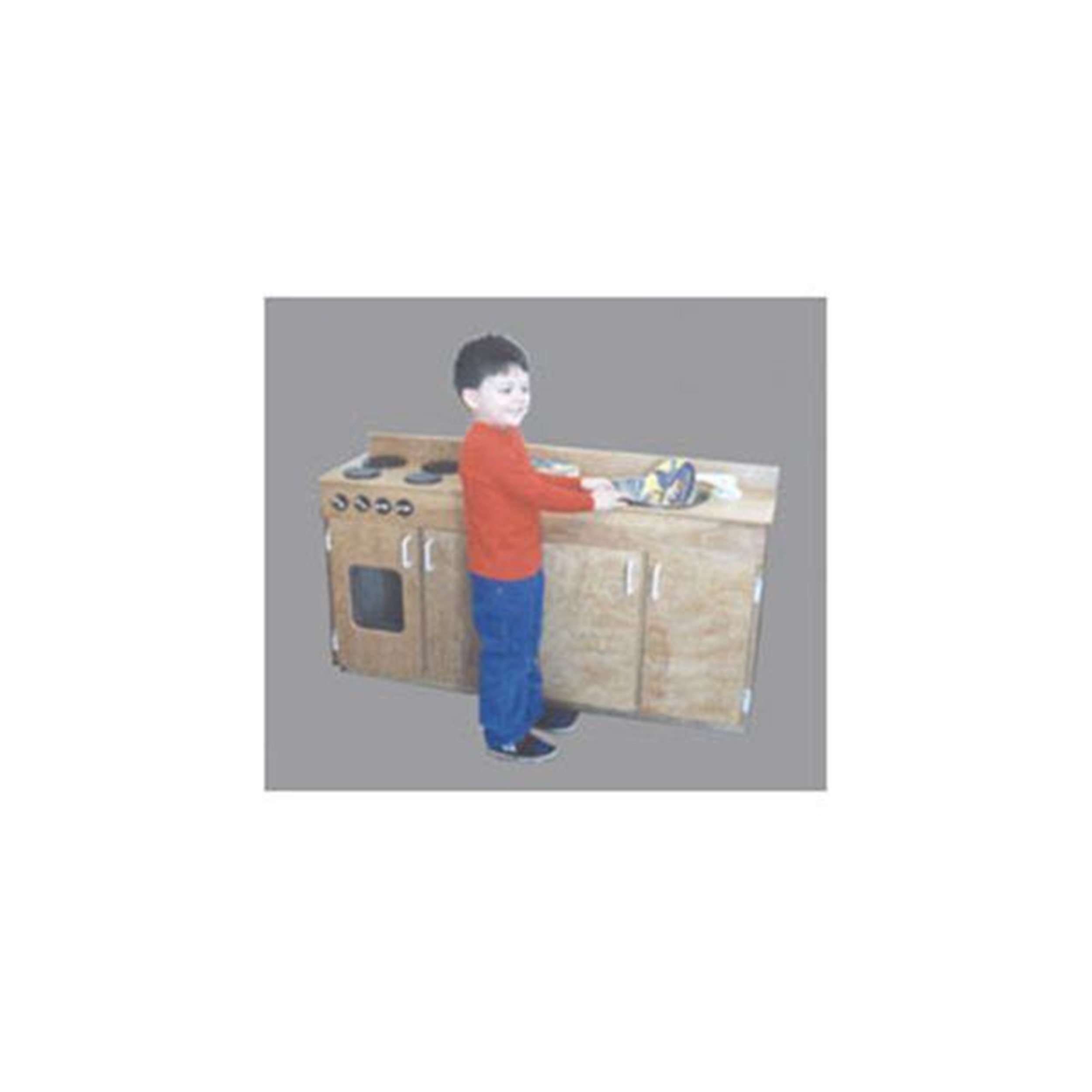 product: Woodcraft Woodworking Project Paper Plan to Build Stove and Sink shown