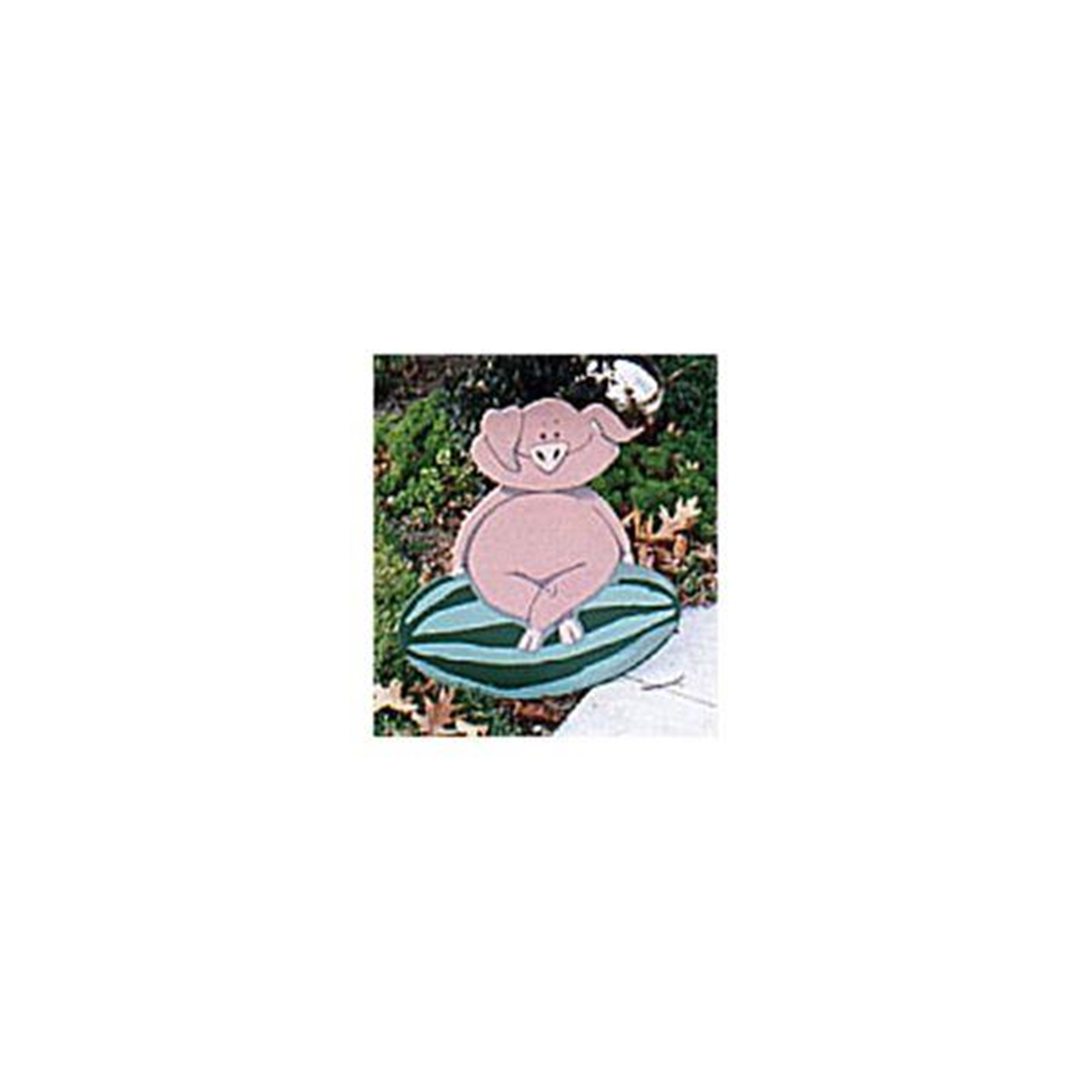 product: Woodcraft Woodworking Project Paper Plan to Build Pig on Watermelon shown