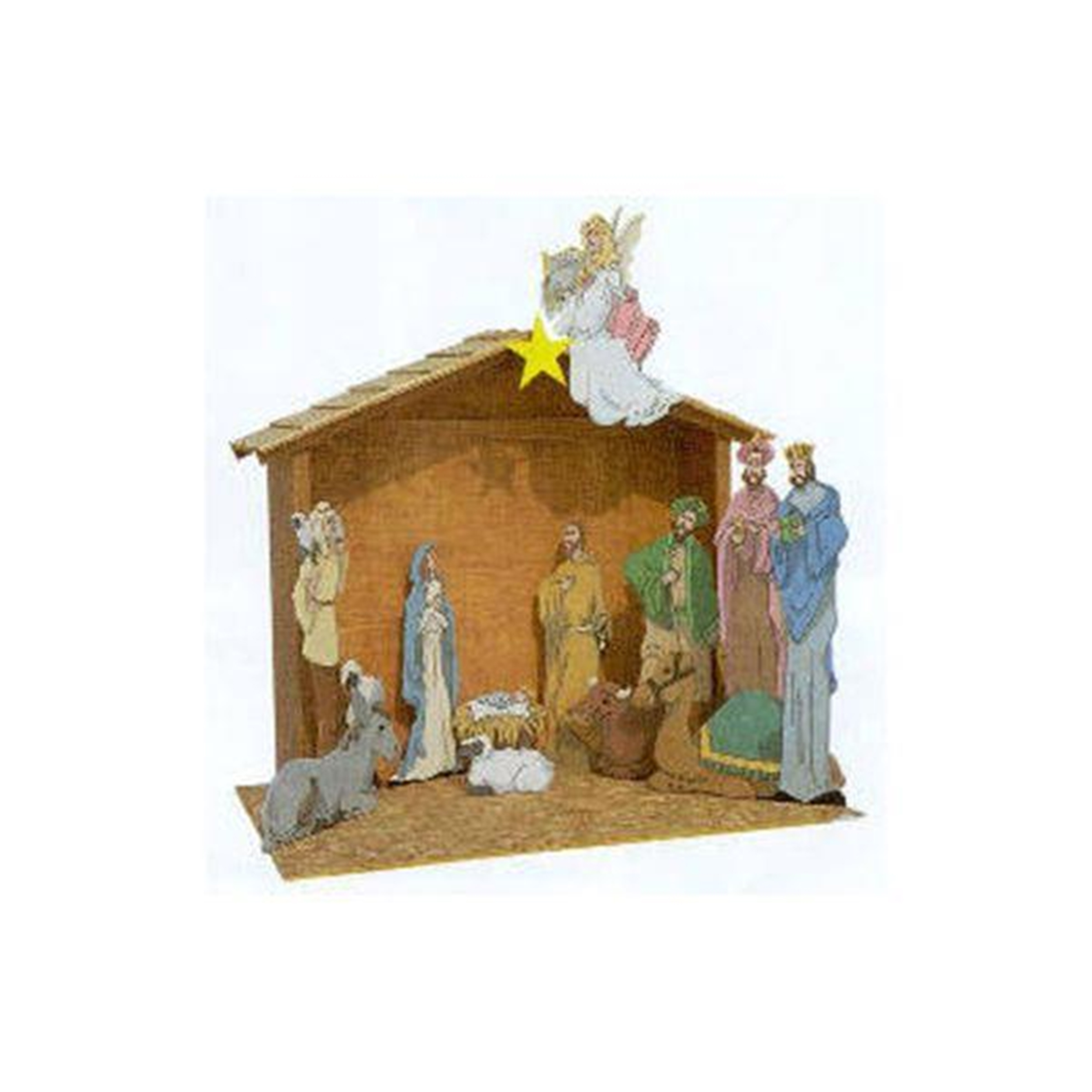 Woodworking Project Paper Plan To Build Paintable Nativity Scene