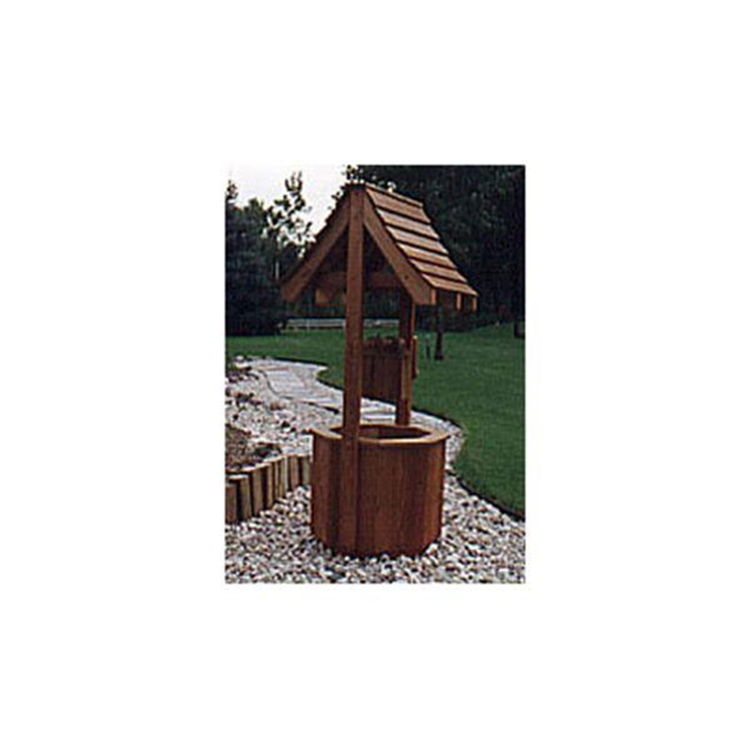 Woodworking Project Paper Plan To Build Garden Wishing Well