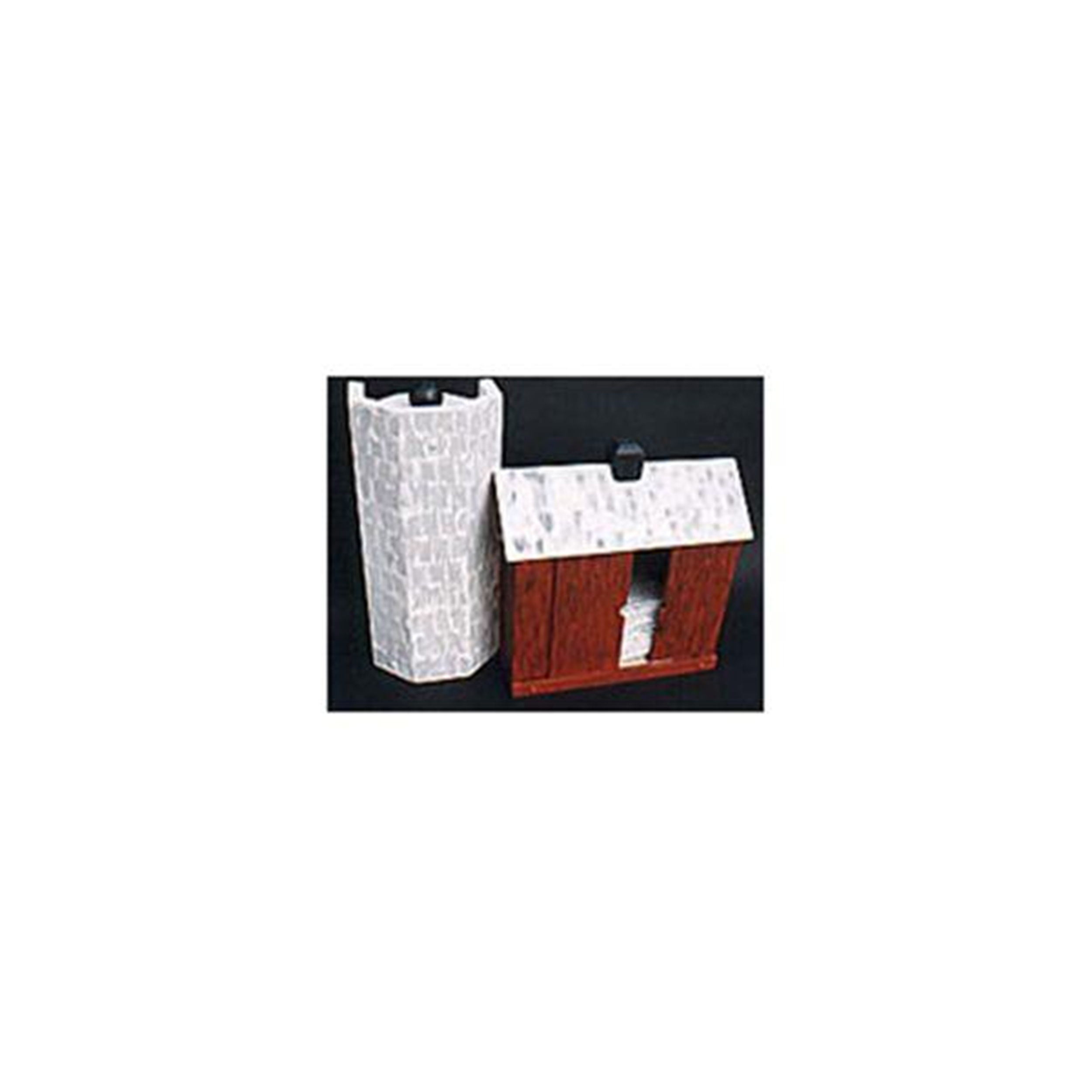 product: Woodcraft Woodworking Project Paper Plan to Build Silo and Barn Towel and Napkin Holder shown