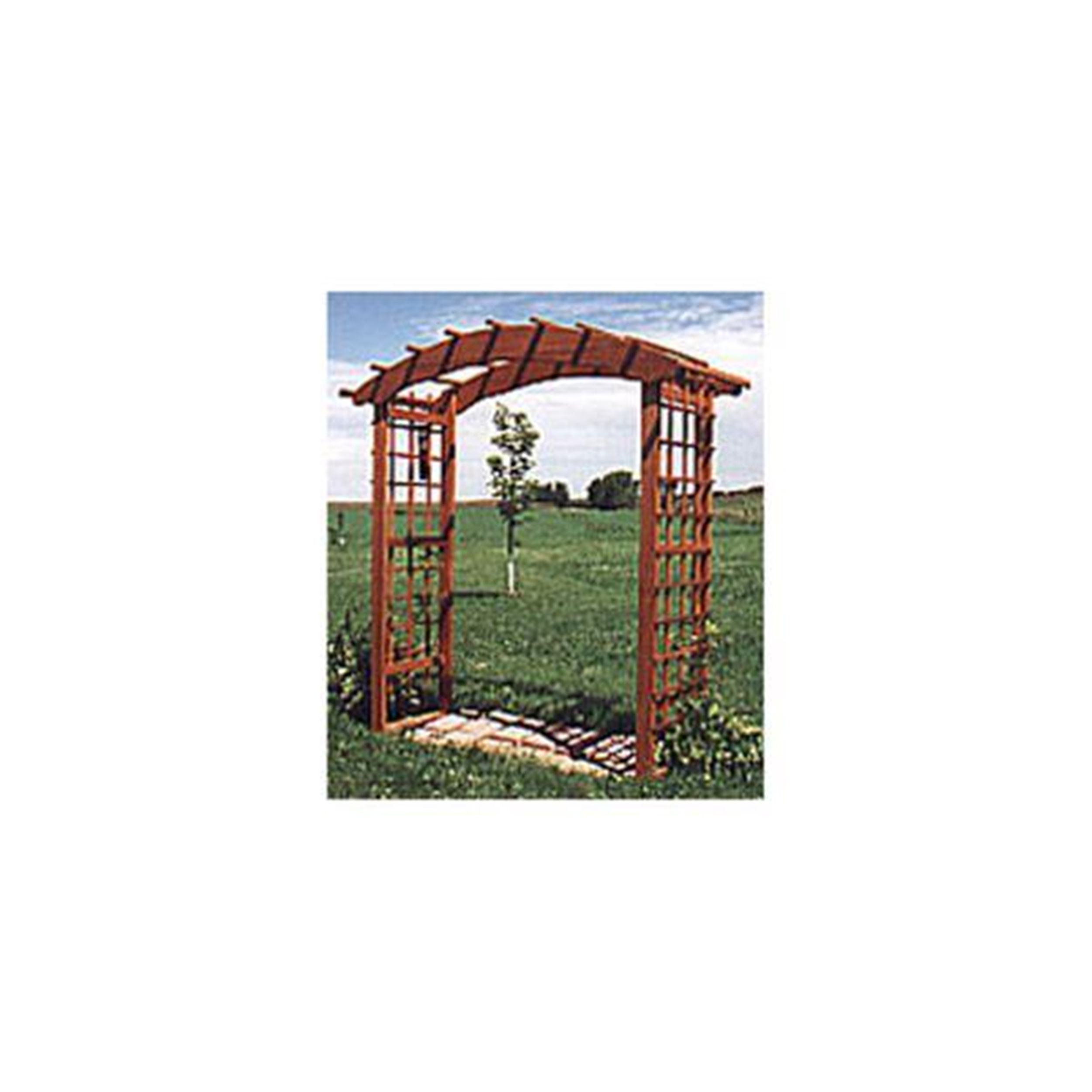 Woodworking Project Paper Plan To Build Archway Arbor