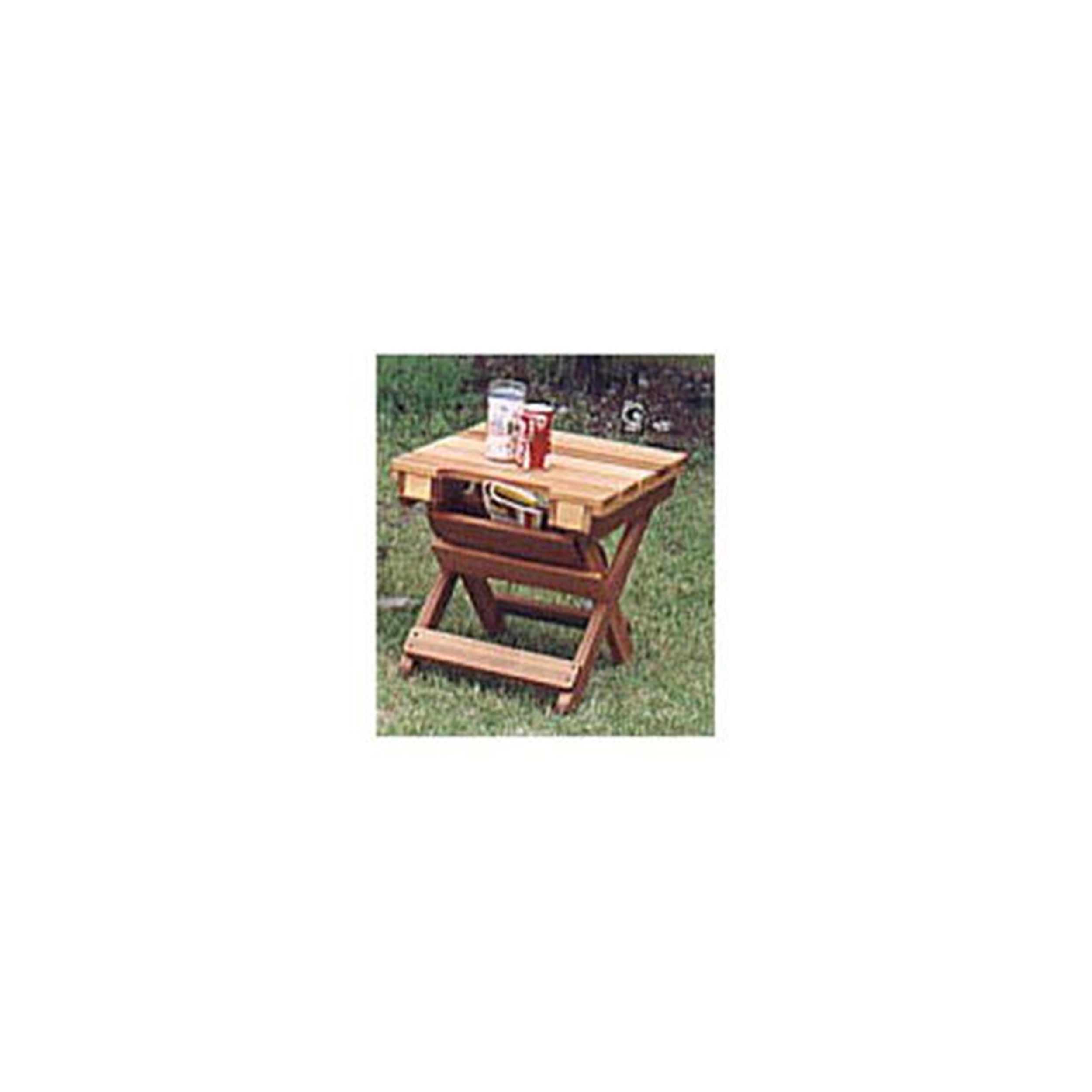 product: Woodcraft Woodworking Project Paper Plan to Build Deck Stand shown