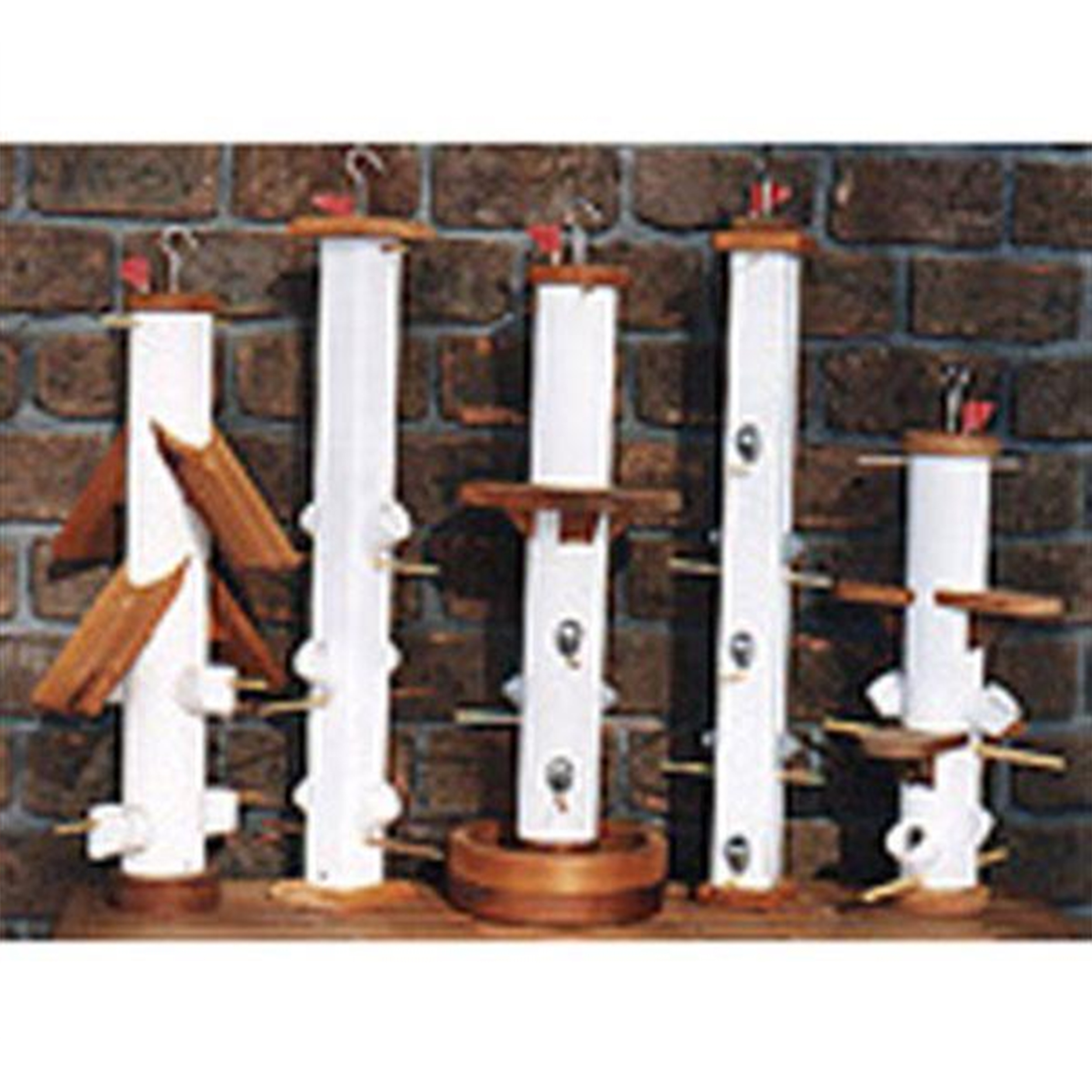 Woodcraft Woodworking Project Paper Plan to Build PVC Bird Feeders