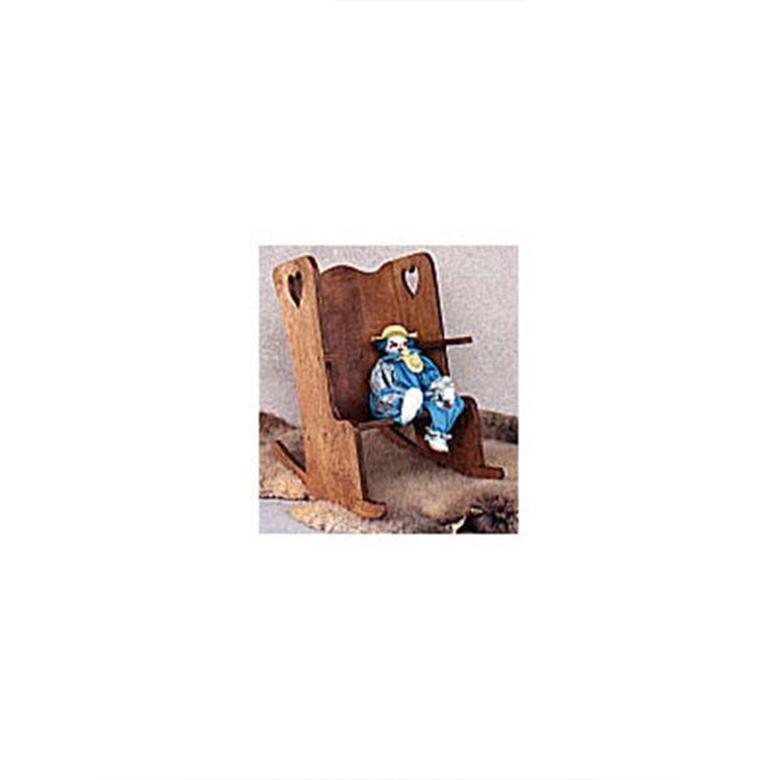 product: Woodcraft Woodworking Project Paper Plan to Build Child's Rocking Chair shown