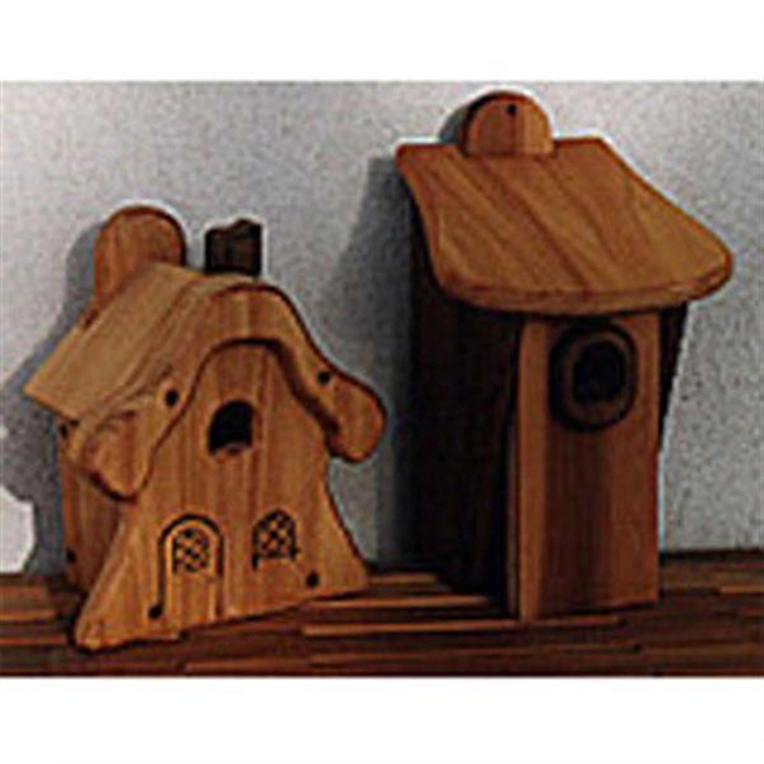 product: Woodcraft Woodworking Project Paper Plan to Build Universal Bird Houses shown