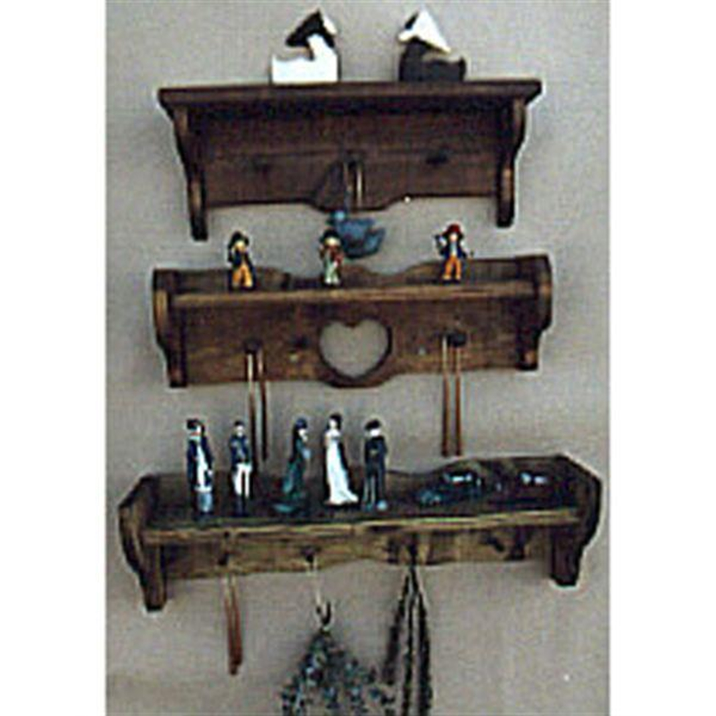 product: Woodcraft Woodworking Project Paper Plan to Build Three Shelves shown