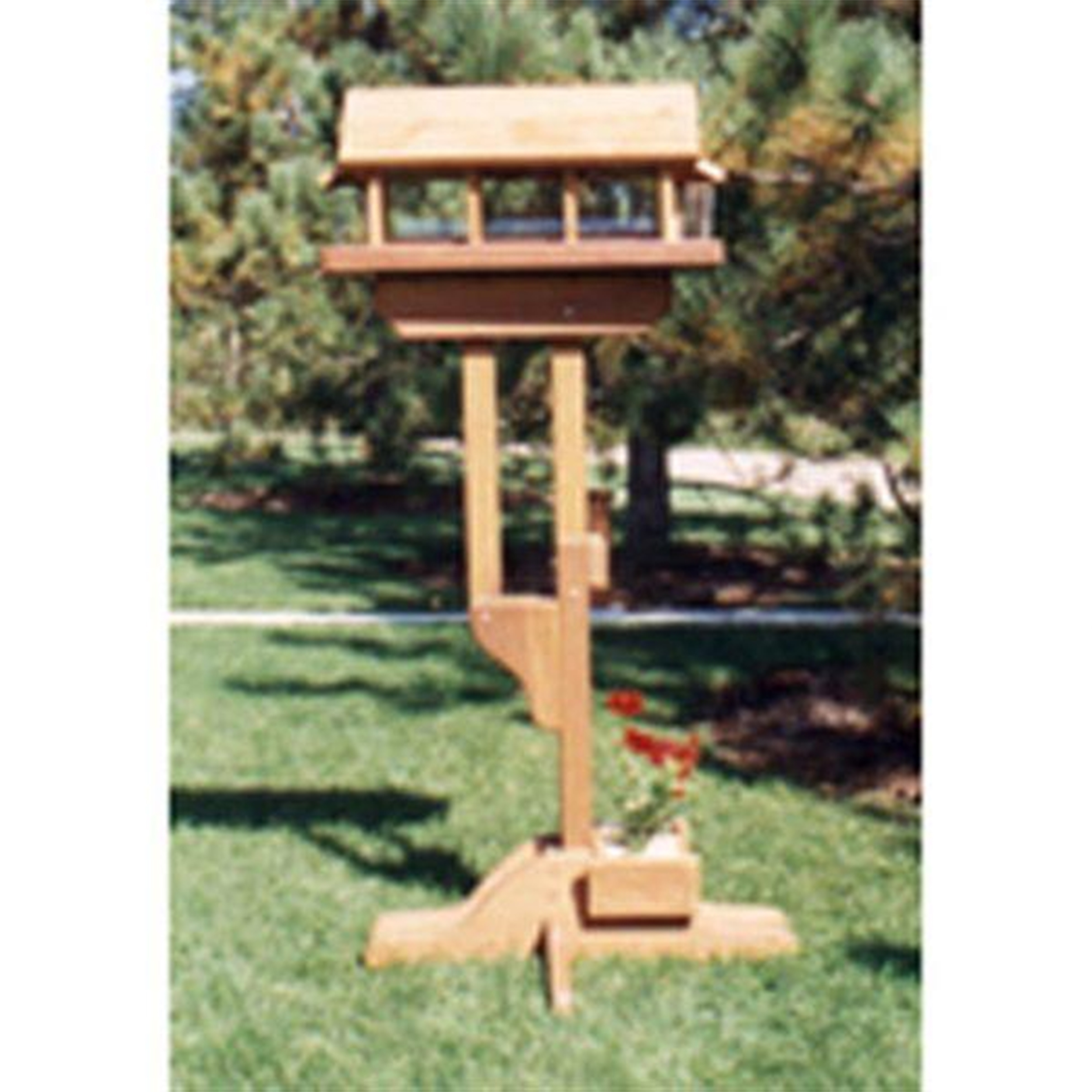 product: Woodcraft Woodworking Project Paper Plan to Build Portable Feeder Base shown