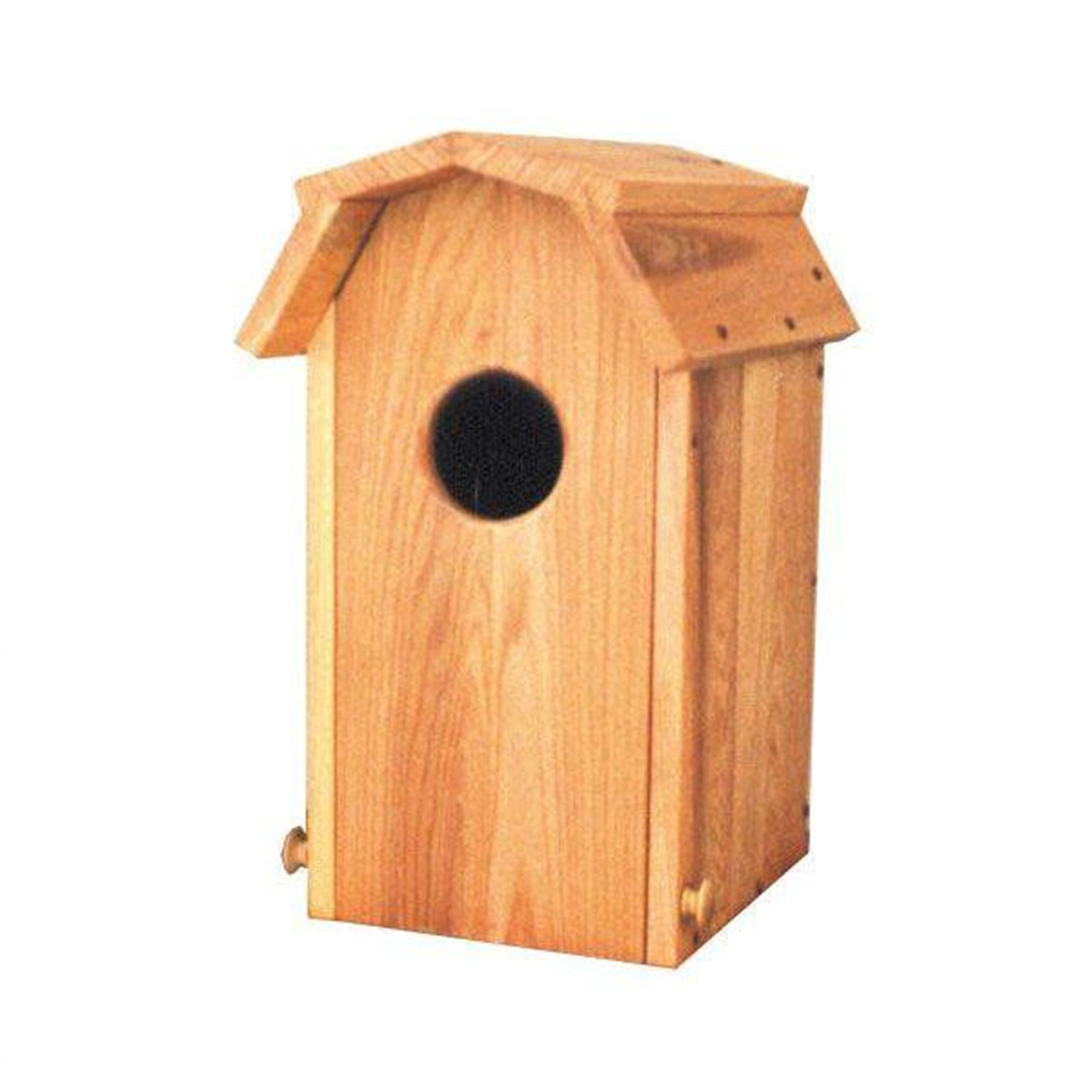 product: Woodcraft Woodworking Project Paper Plan to Build Wood Duck House with Hip Roof shown