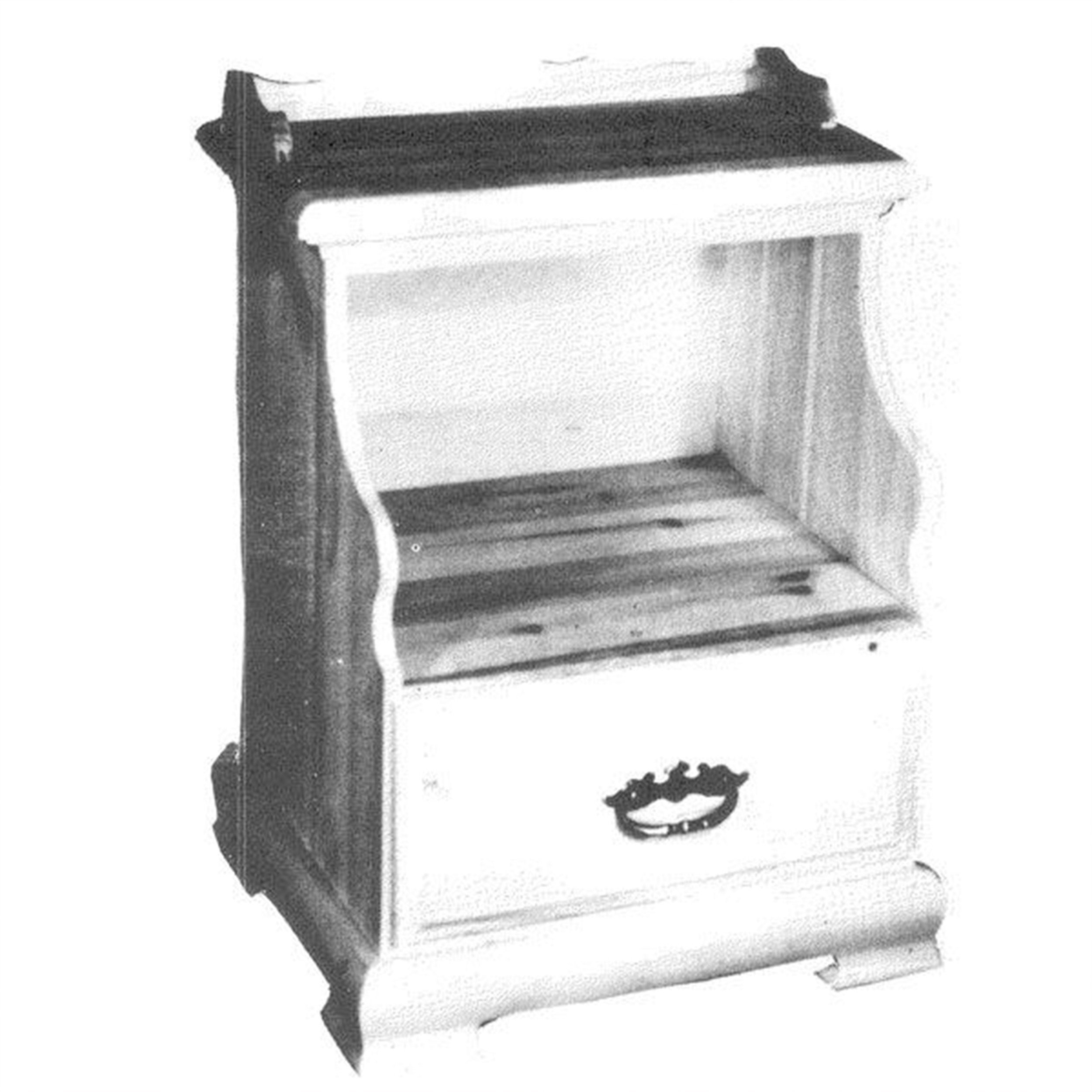product: Woodcraft Woodworking Project Paper Plan to Build Single Drawer Night Stand shown